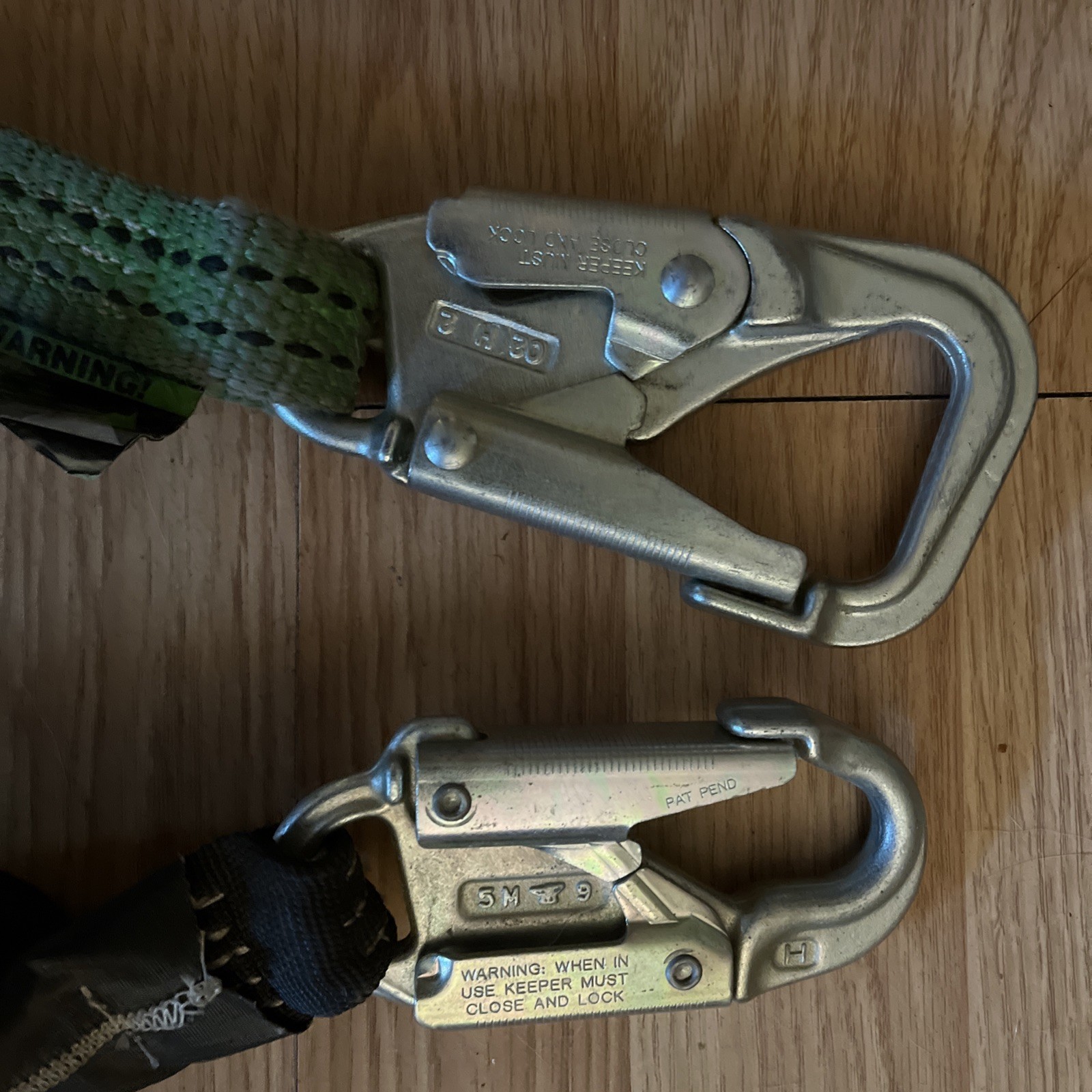 Miller 913B/ 6FTGN Back Biter Lanyard 310 Lb Capacity w/ SOFSTOP 48861LIN