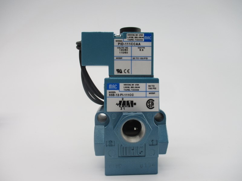 MAC 55B-12-PI-111CC 110/120V 30-150PSI NSMP