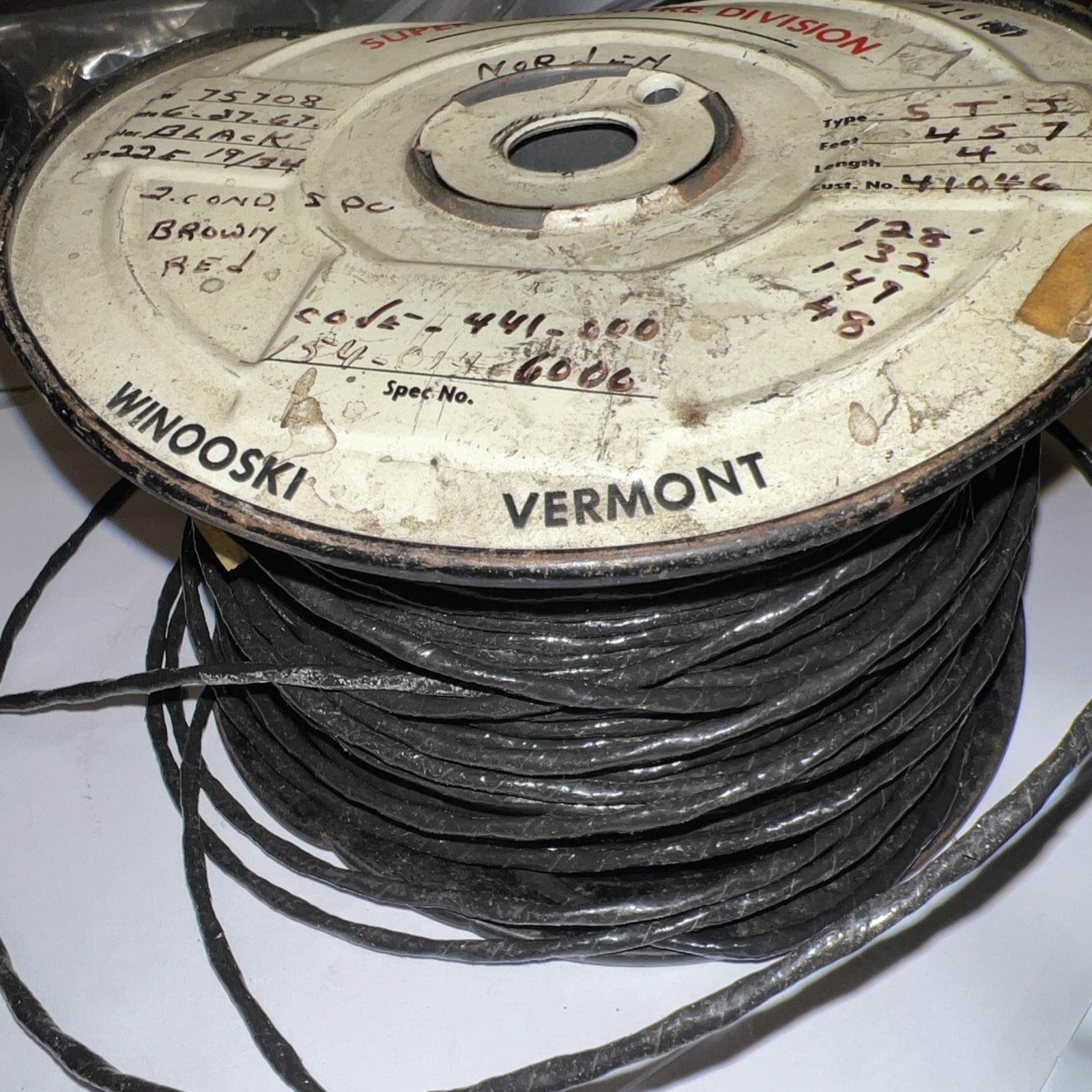 Teflon high temperature wire military grade 457 Feet 2 Conductor Silver shield