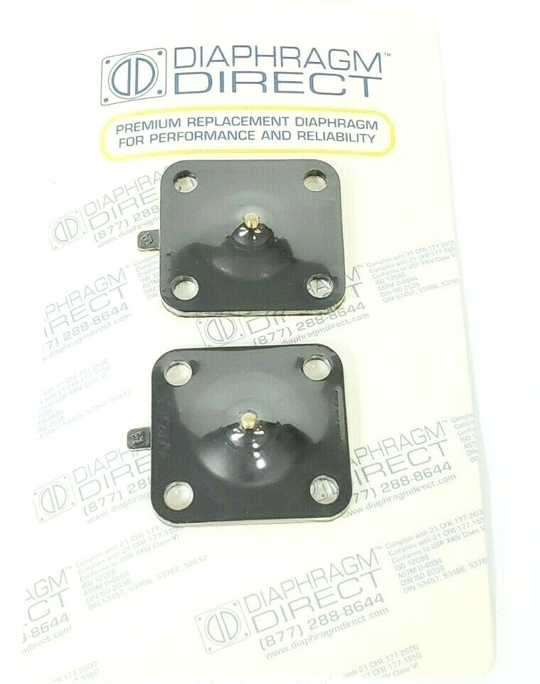NEW DIAPHRAGM DIRECT P/N: DD07-IE7 SIZE: 3/4” / DN 20 MAT: EPDM QTY: 2