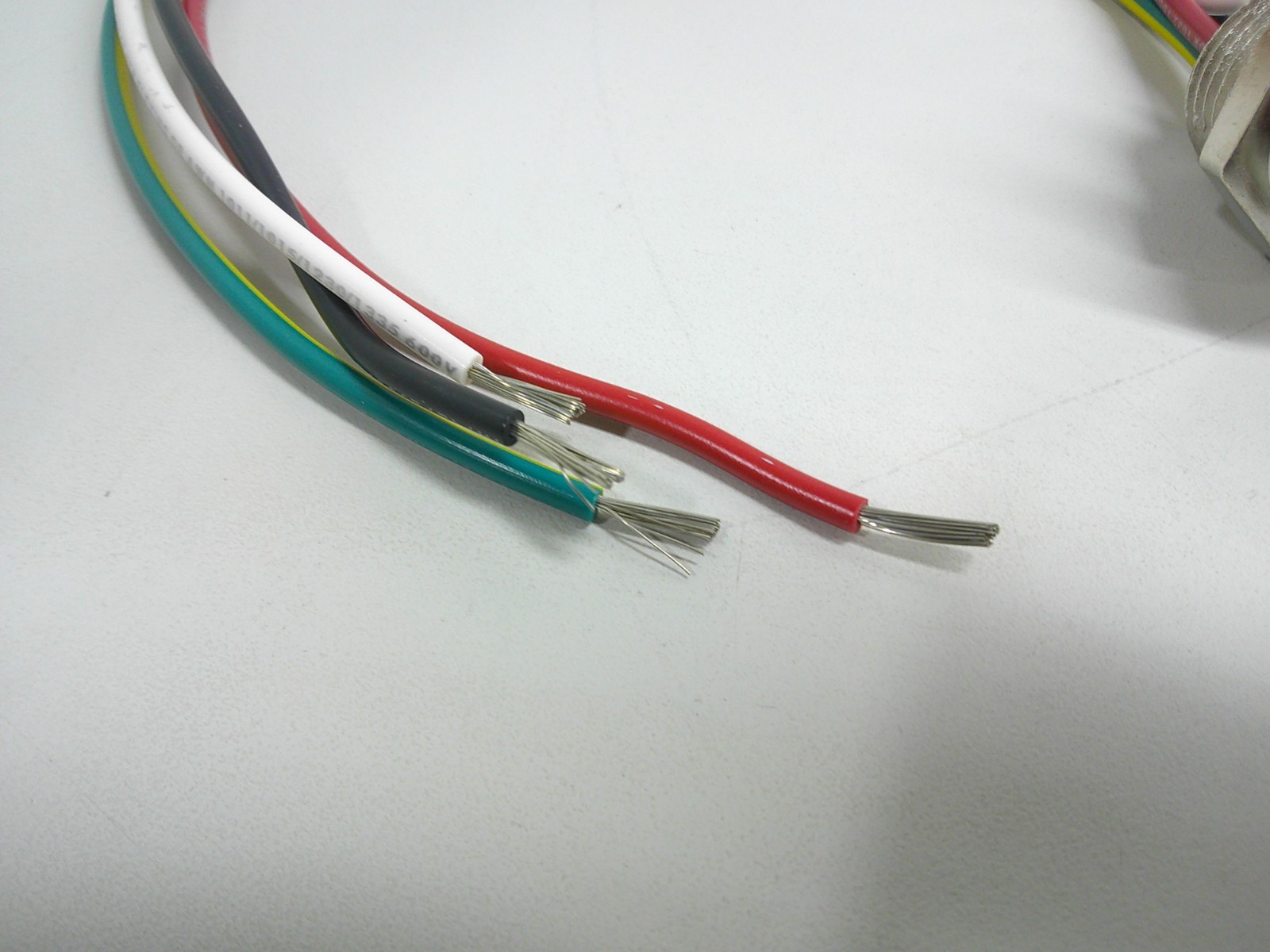 BradPower Receptacle MC 4-Pole Male 360S 12in #16/1 PVC Leads 1300131121