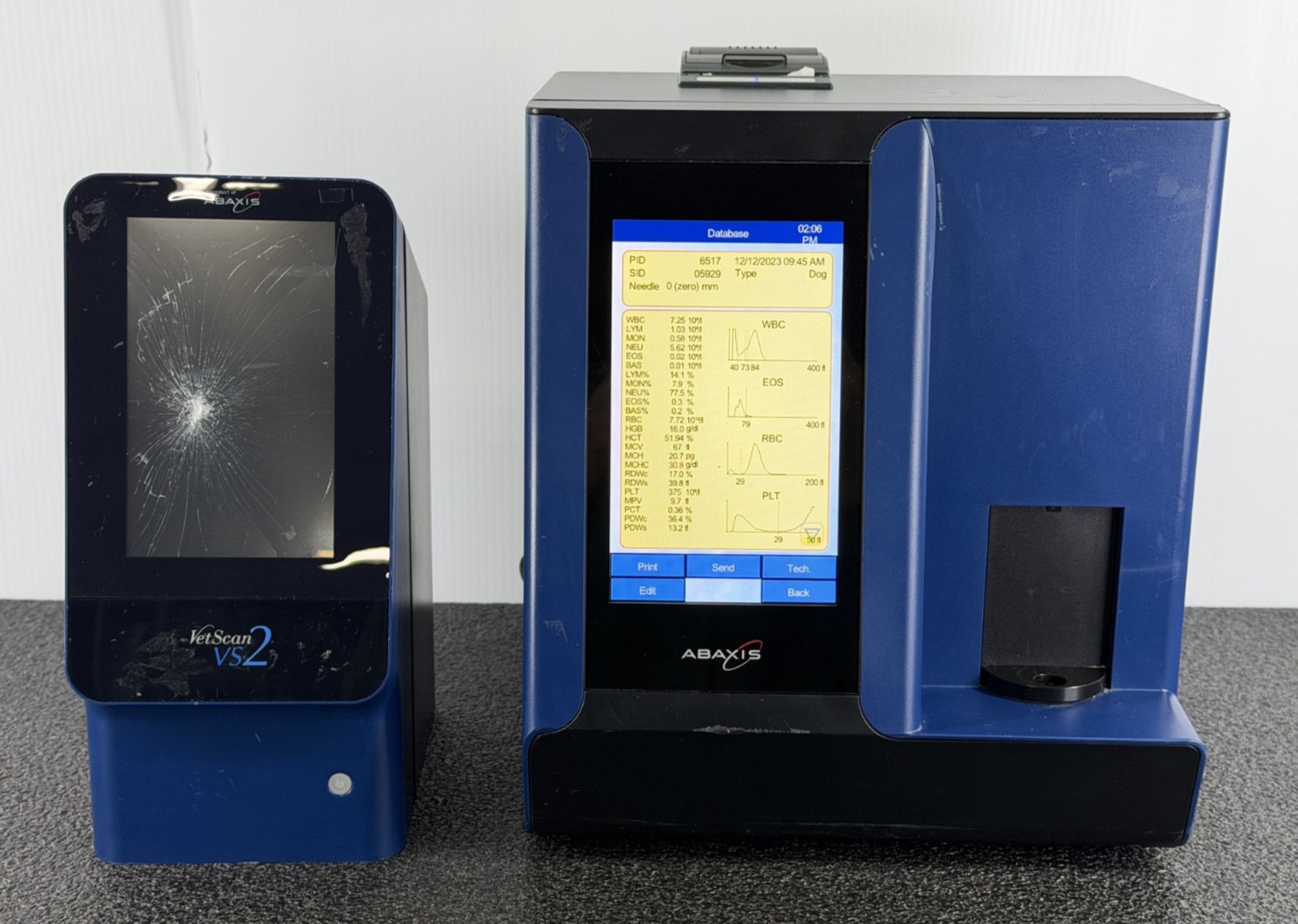 Abaxis VetScan HM5 & VS2 Chemistry Hematology Analyzer