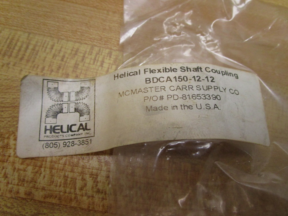 Helical BDCA 150-12-12 Coupling BDCA1501212 (Pack of 2)