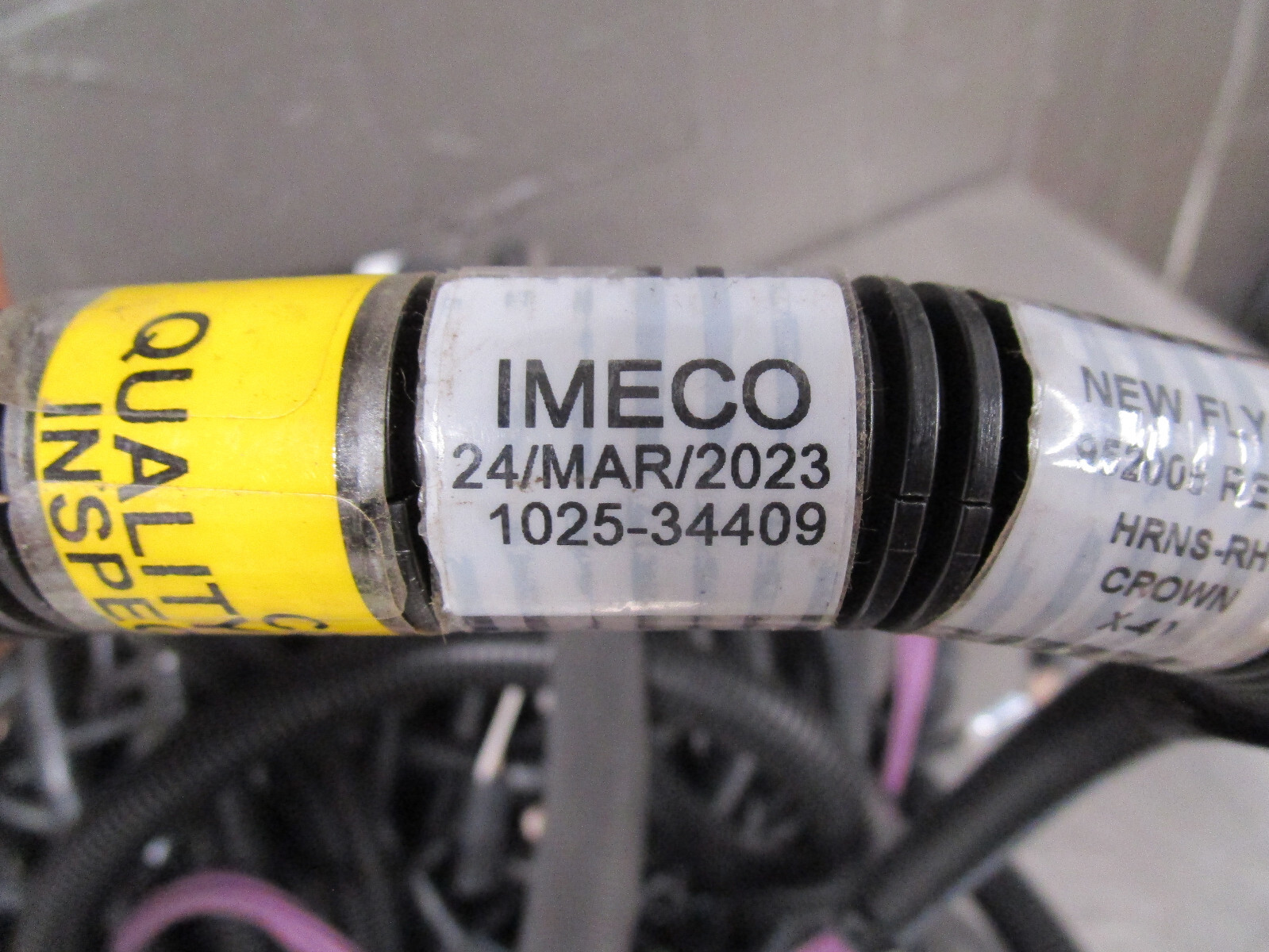 New IMECO NEW FLYER 952005 REV. C HARNESS 1025-34409