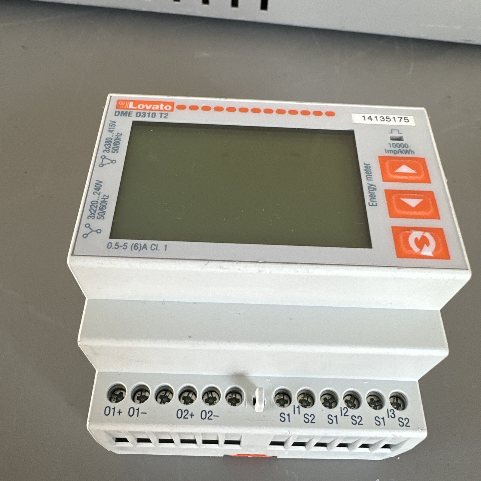 LOVATO DMED310T2 ENERGY METER, 3×220-240V 50/60Hz, 3×380-415V 50/60Hz