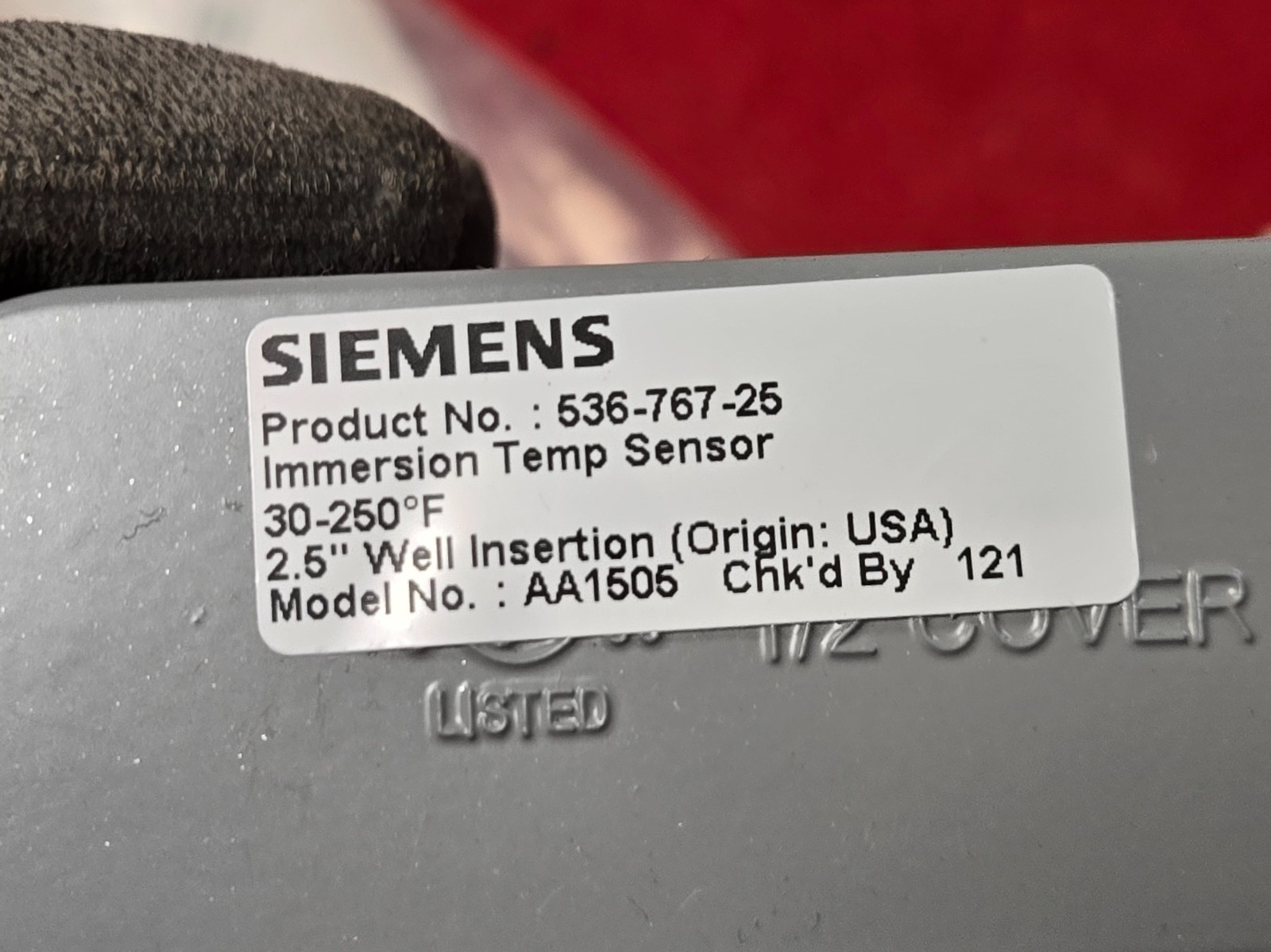 LOT of 3 New Siemens Industry 536-767-25 Immersion Temp Sensor