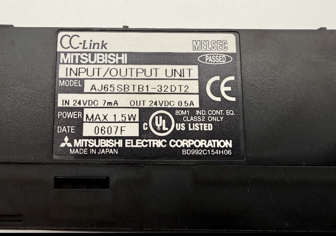 MITSUBISHI AJ65SBTB1-32DT2 CC-LINK INPUT/OUTPUT UNIT #00
