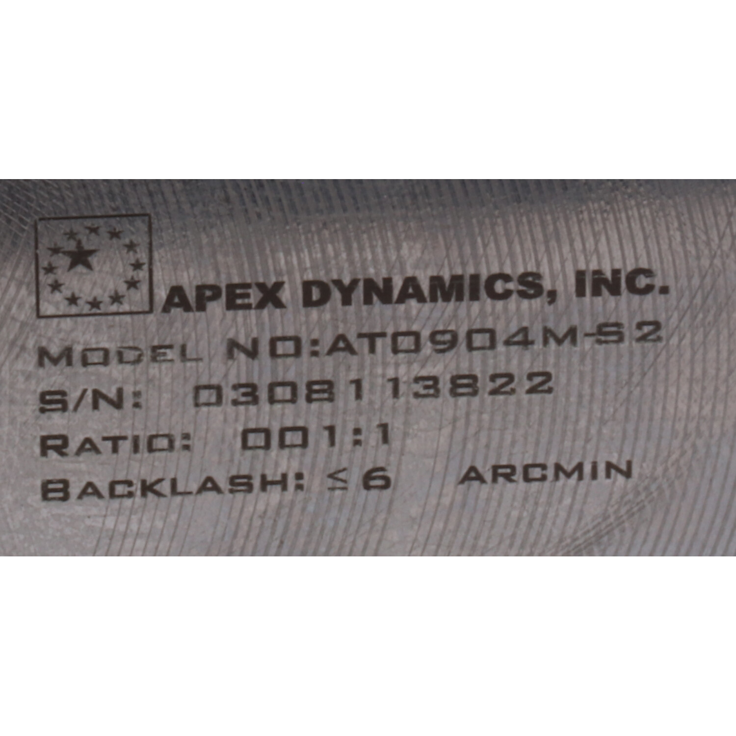 Apex Dynamics Inc AT090-4M-001-S2 Spiral Bevel Gearbox I=1 NEW NFP