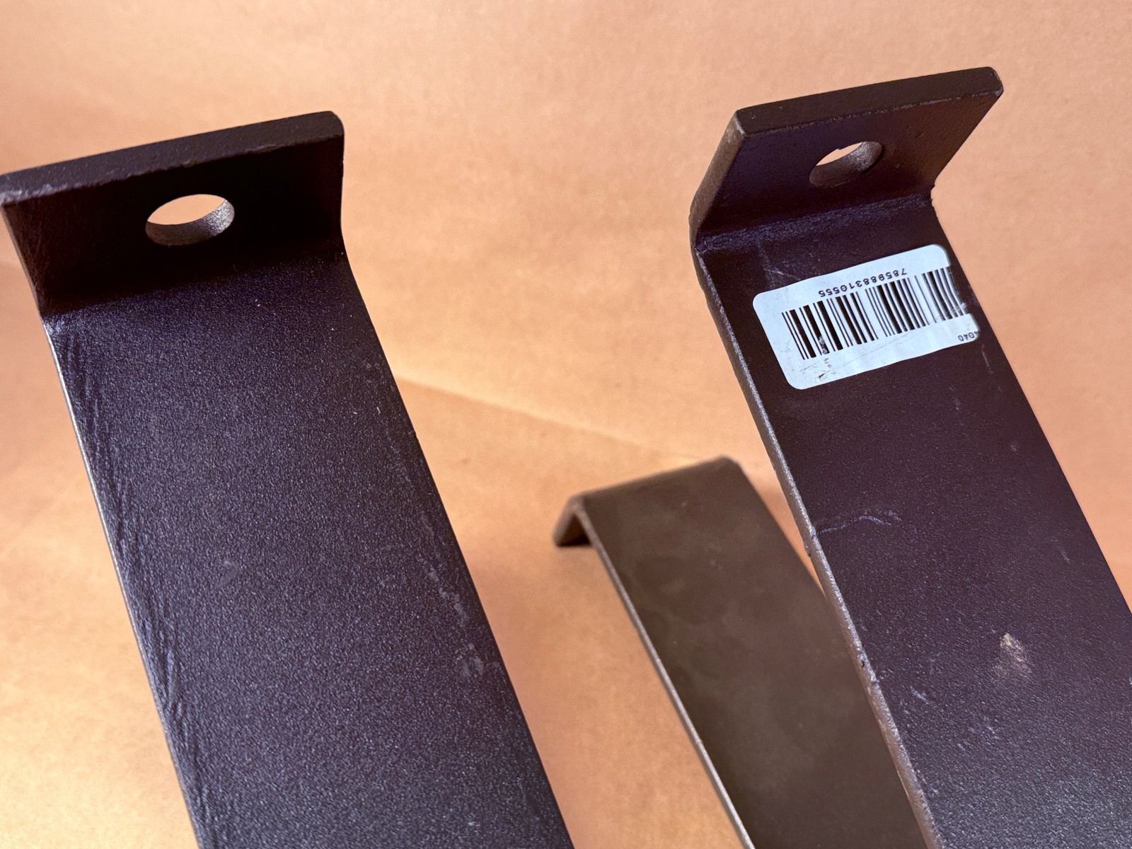 PAIR – Hubbell 4040 Heavy Duty Steel Mounting Bracket – Bronze Color 17940