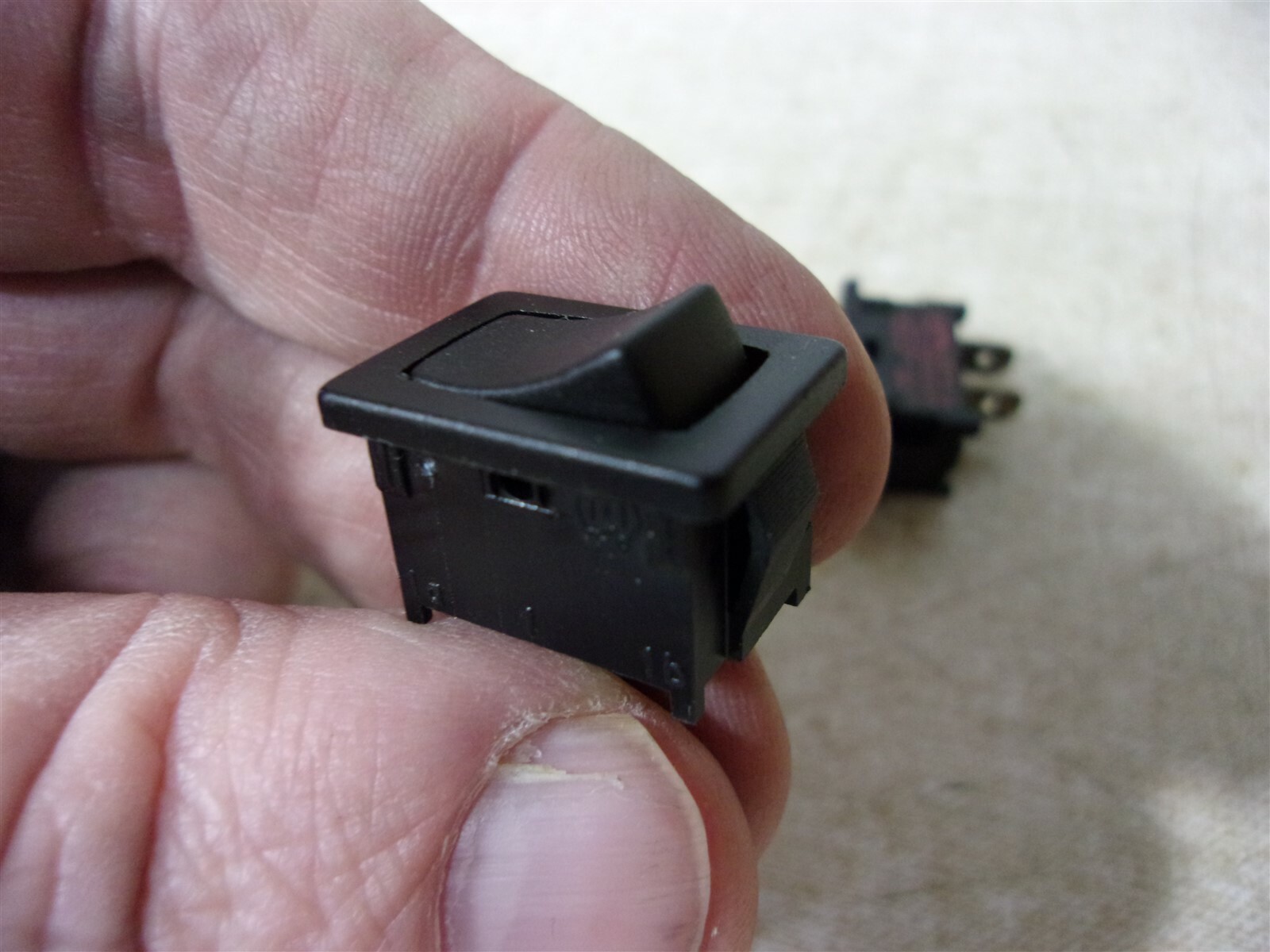 NEW McGill 1801 Momentary Miniature Toggle Switches, Lot of 2 *FREE SHIPPING*