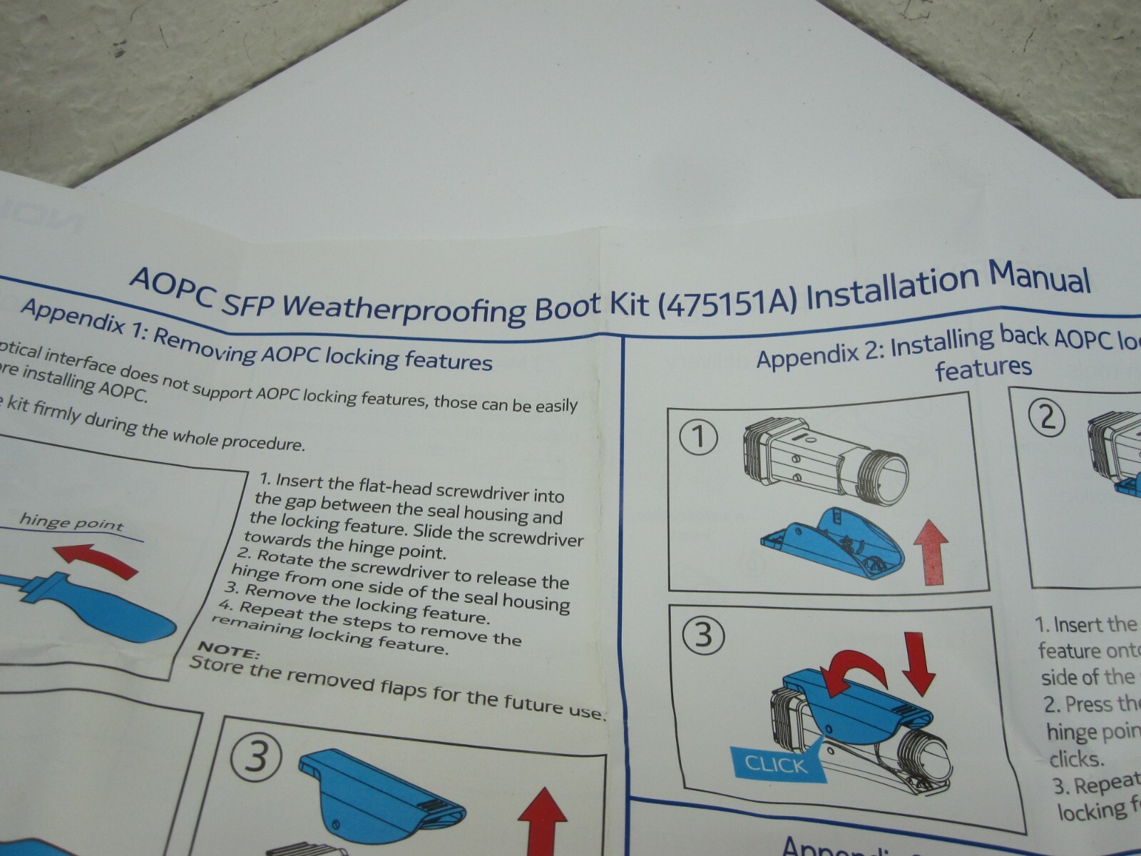 Nokia HA-AOPC-01 AOPC SFP Weatherproofing Field Installable Boot Kit 475151A.102