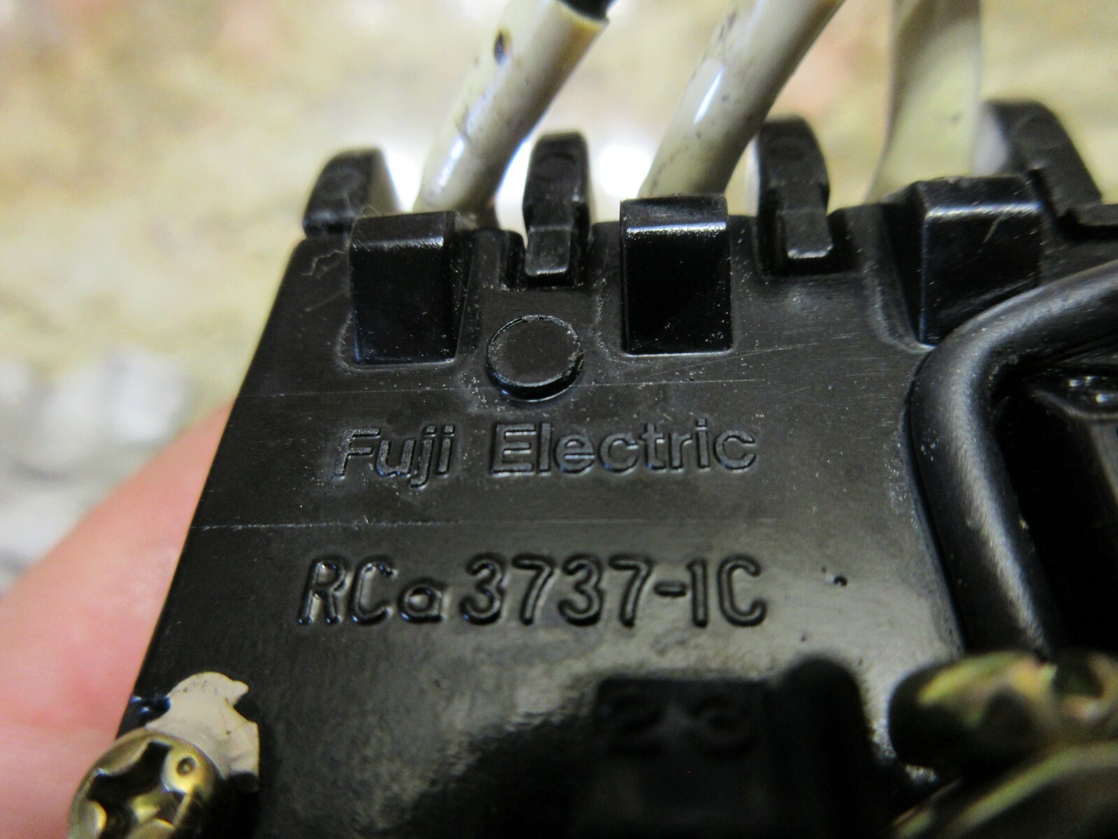 FUJI ELECTRIC CONTACTOR RCA3737-1C IC OVERLOAD RELAY LOT OF 2