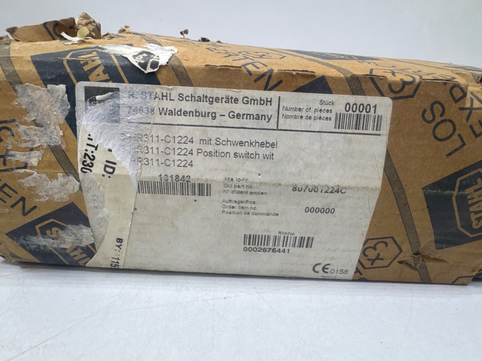 STAHL 8070/1-3-HR311-C1224 Position Switch