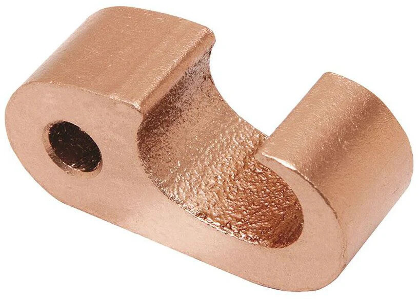 Burndy Cu Compression Ground Rod Connector, 3/0 Str – 250 Kcmil, 5/8-3/4 Rod