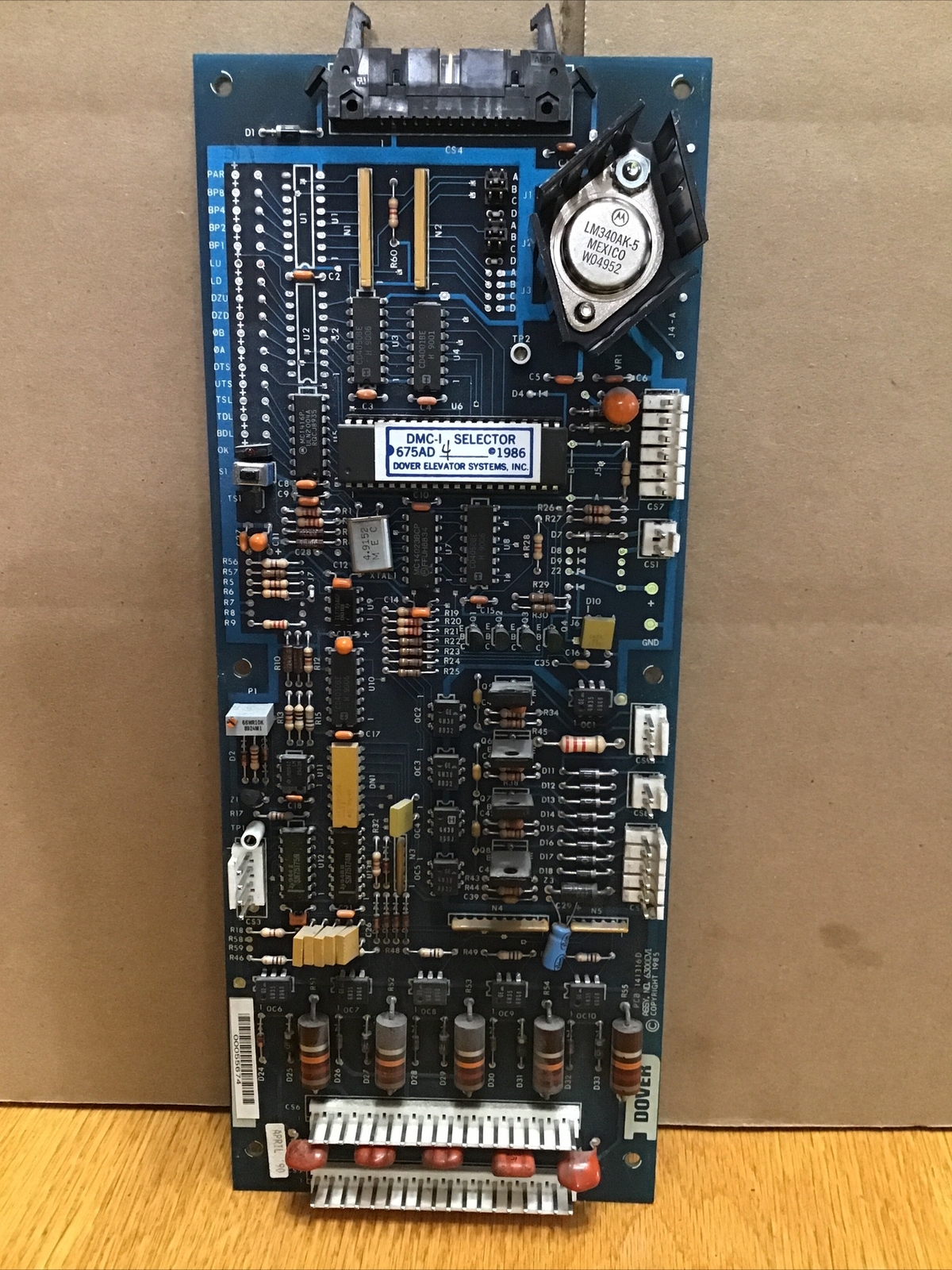 Dover DMC Selector Thyssenkrupp Assy 6300CV1 DCM 1 Sensor PCB assy 141316