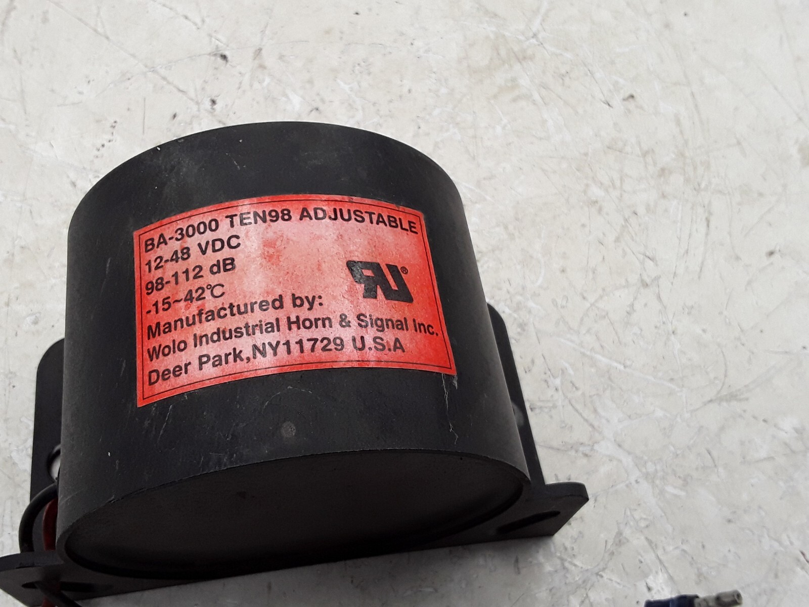 Wolo BA-3000 TEN98 Alarm