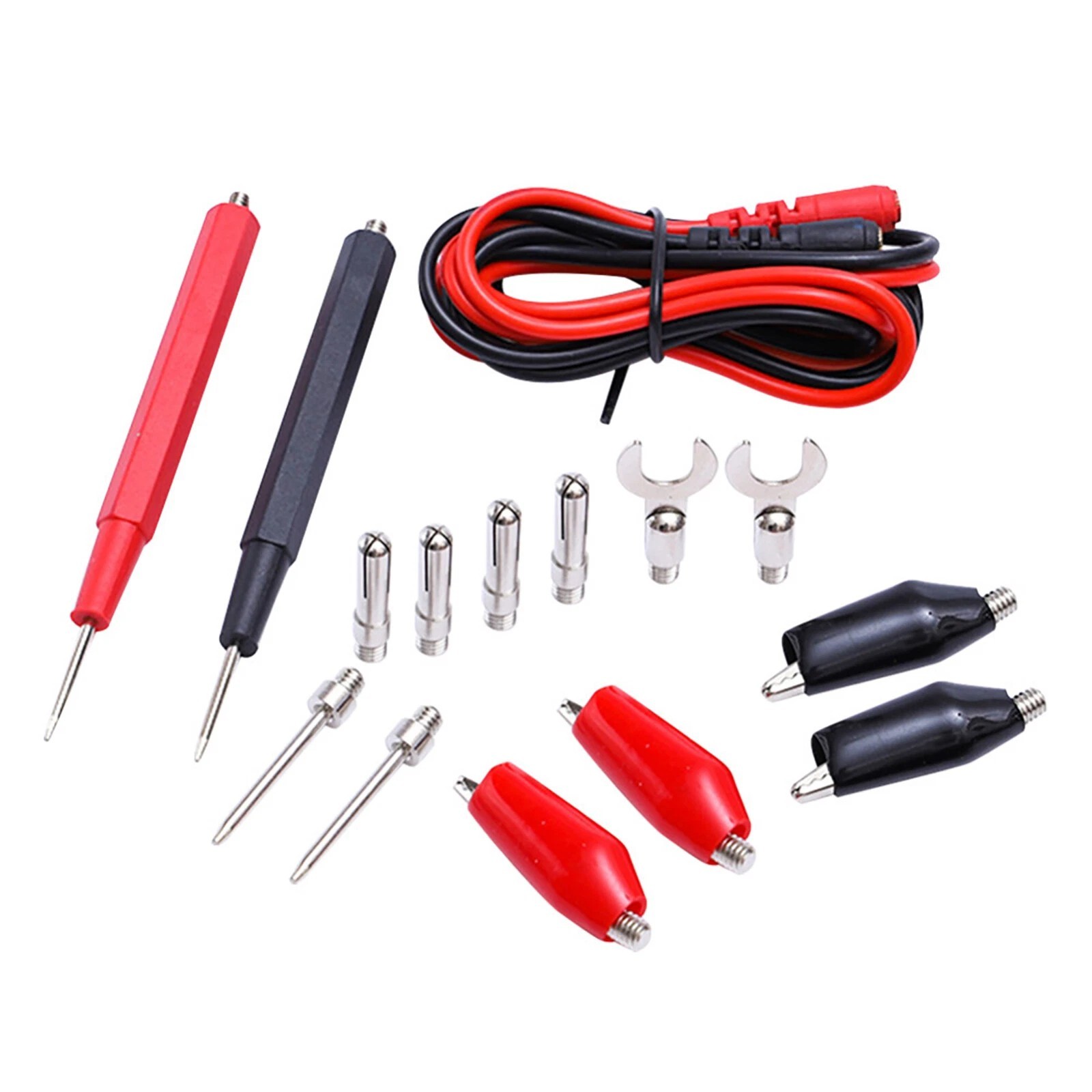 Multifunction 16Pcs Test Leads Set for Digital Multimeter Voltage Testing