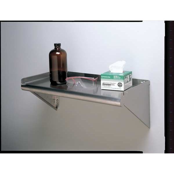 Advance Tabco Ws-Kd-48-Gr Stainless Steel Wall Shelf, 11-1/8″D X 48″W X