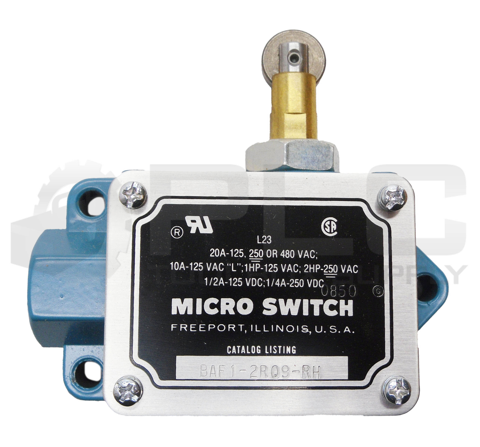 NEW MICROSWITCH BAF1-2RQ9-RH LIMIT SWITCH 480VAC 2HP 1/2A 125VDC *READ*