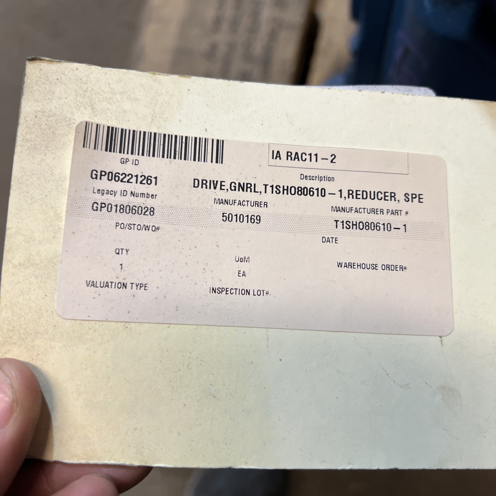 CONE DRIVE Model SH080-5 Gear Box Nos Surplus