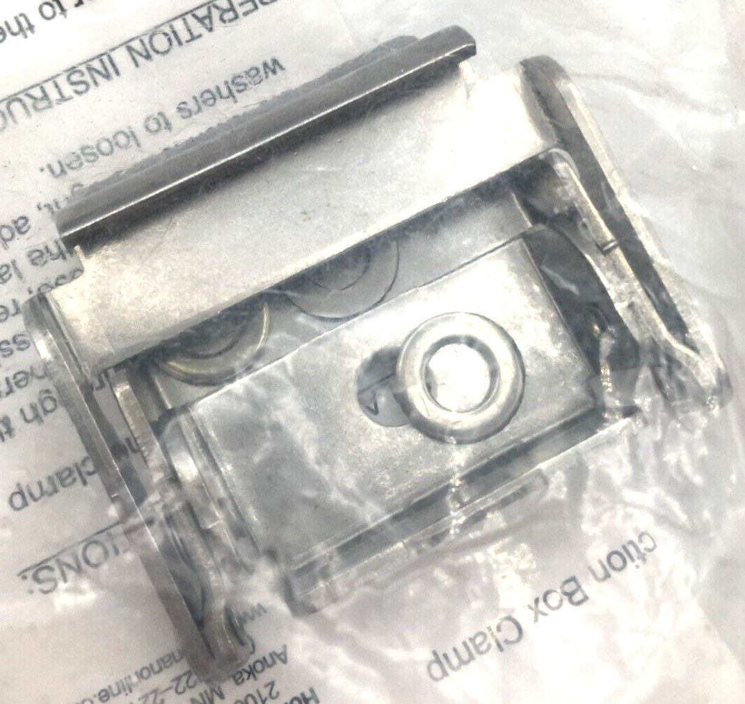 Hoffman Clamp Kit, Stainless Steel, Junction Box AL23SS New