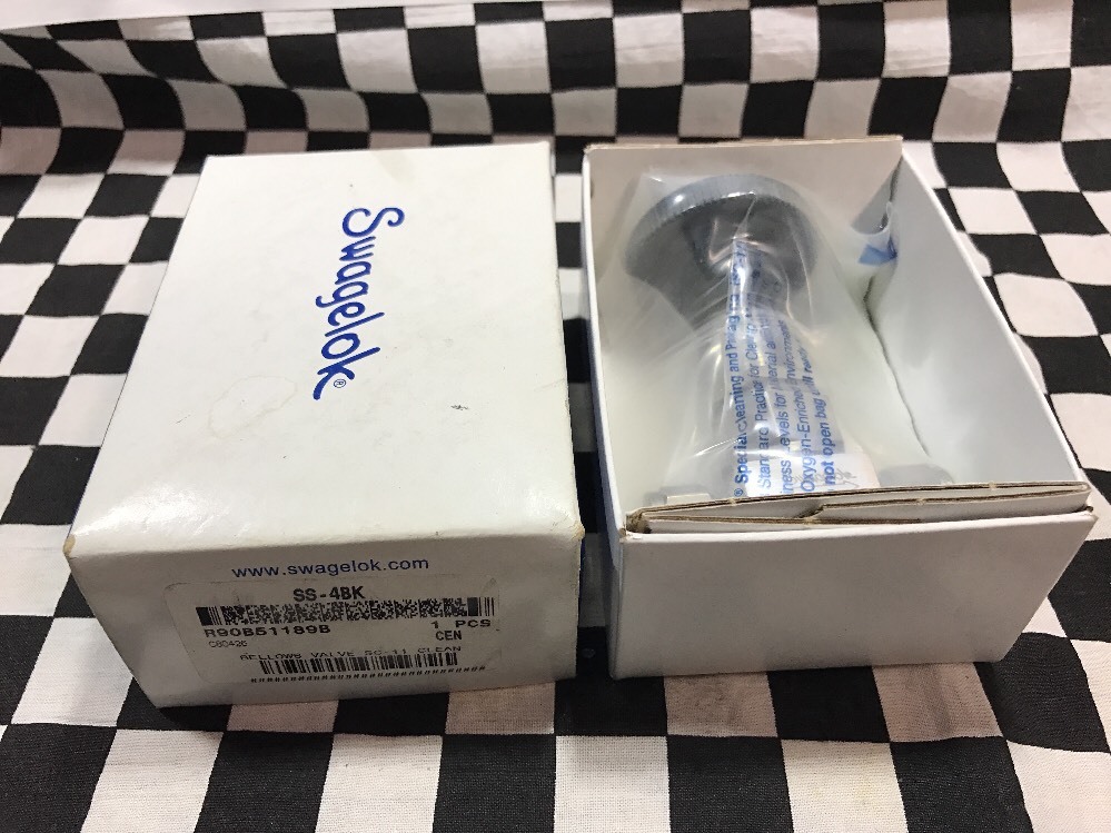 Swagelok Bellow Seal Valve 1/4″ Tube, SS-4BK, SS4BK, Shipsameday#1654B