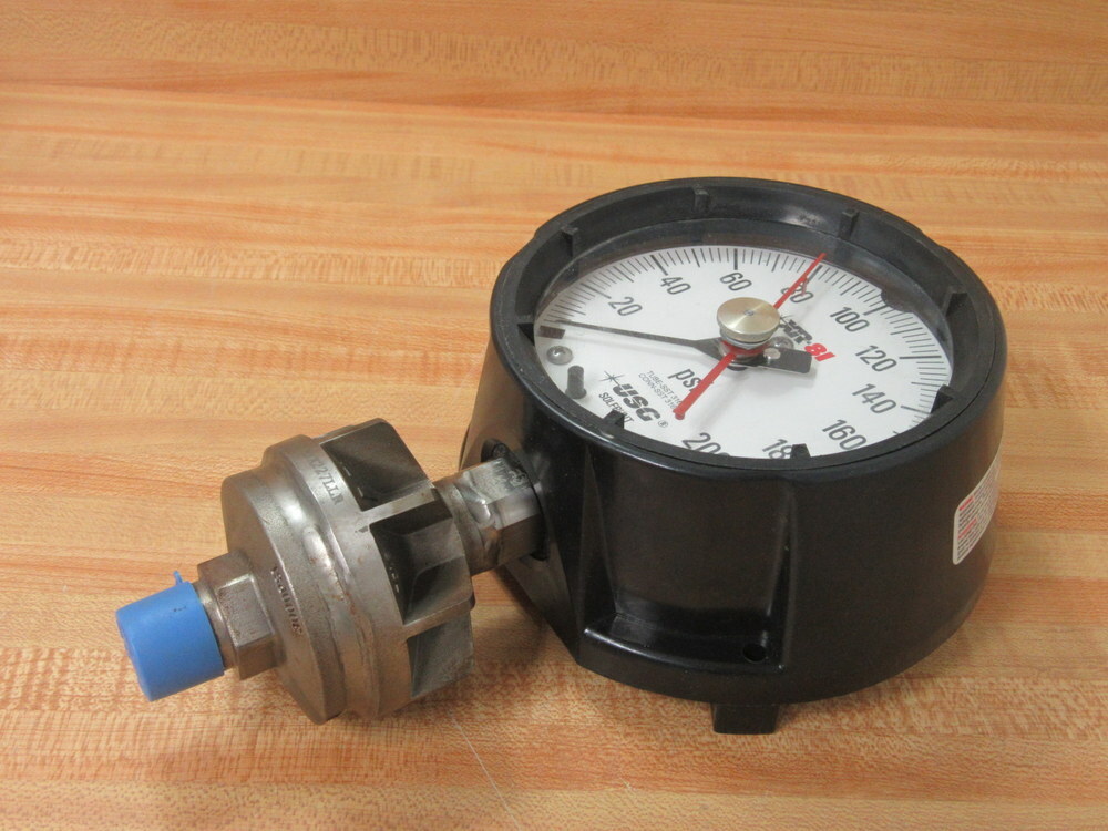 USG MBX227LLR Gauge 0-200 PSI