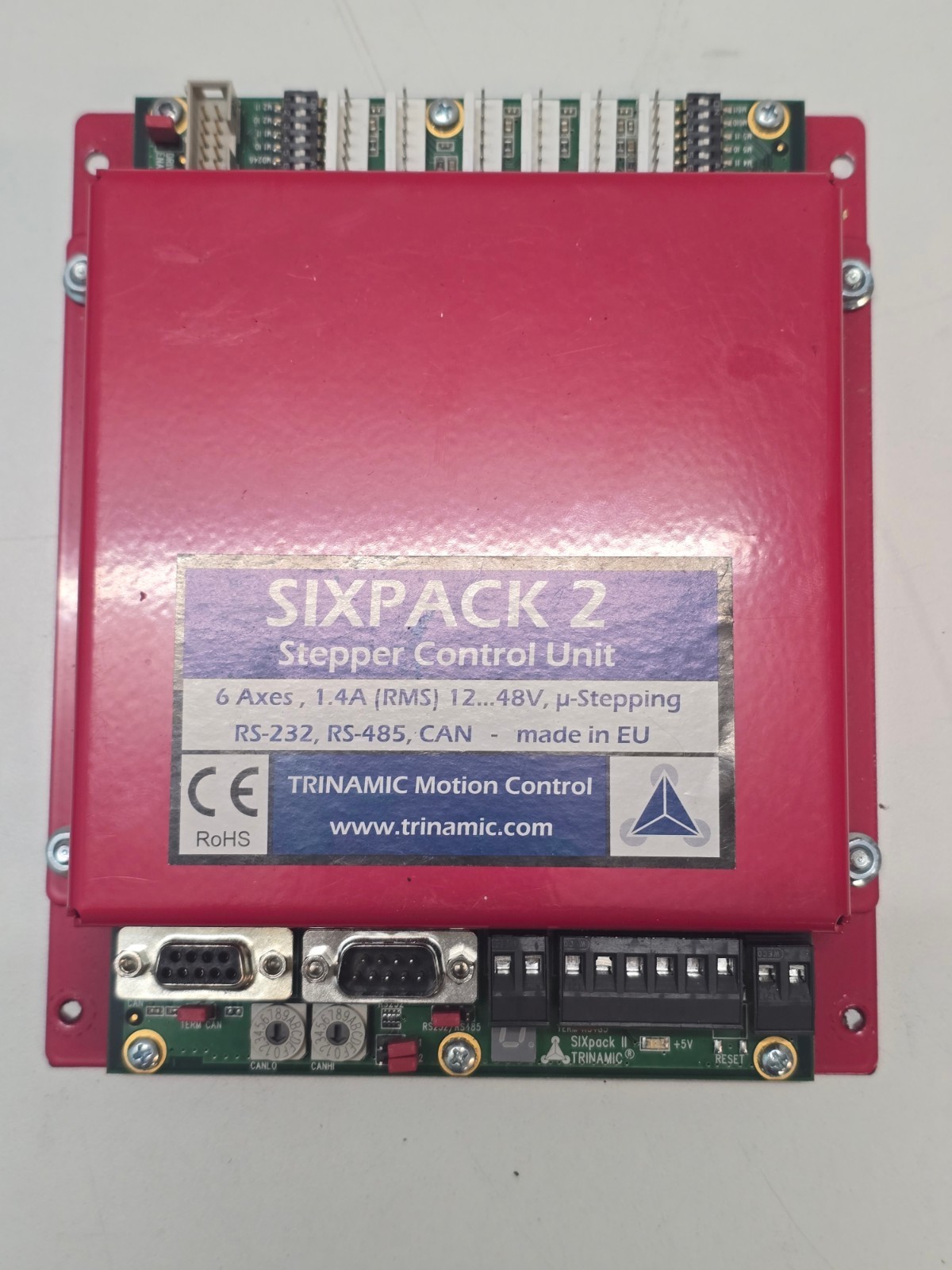 Trinamic SixPack 2 Stepper Control Unit 6-Axis 1.4A RMS 12-48V RS232/RS485 uStep