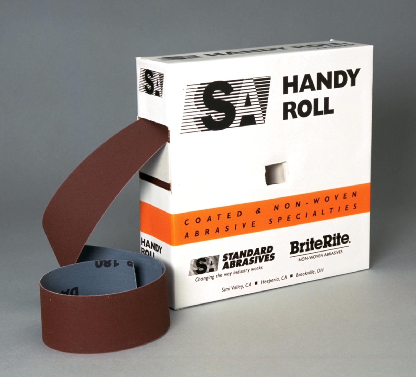 Standard Abrasives A/O Handy Roll 713097, 1 in x 50 yd P320 J-weig (Case of 10)