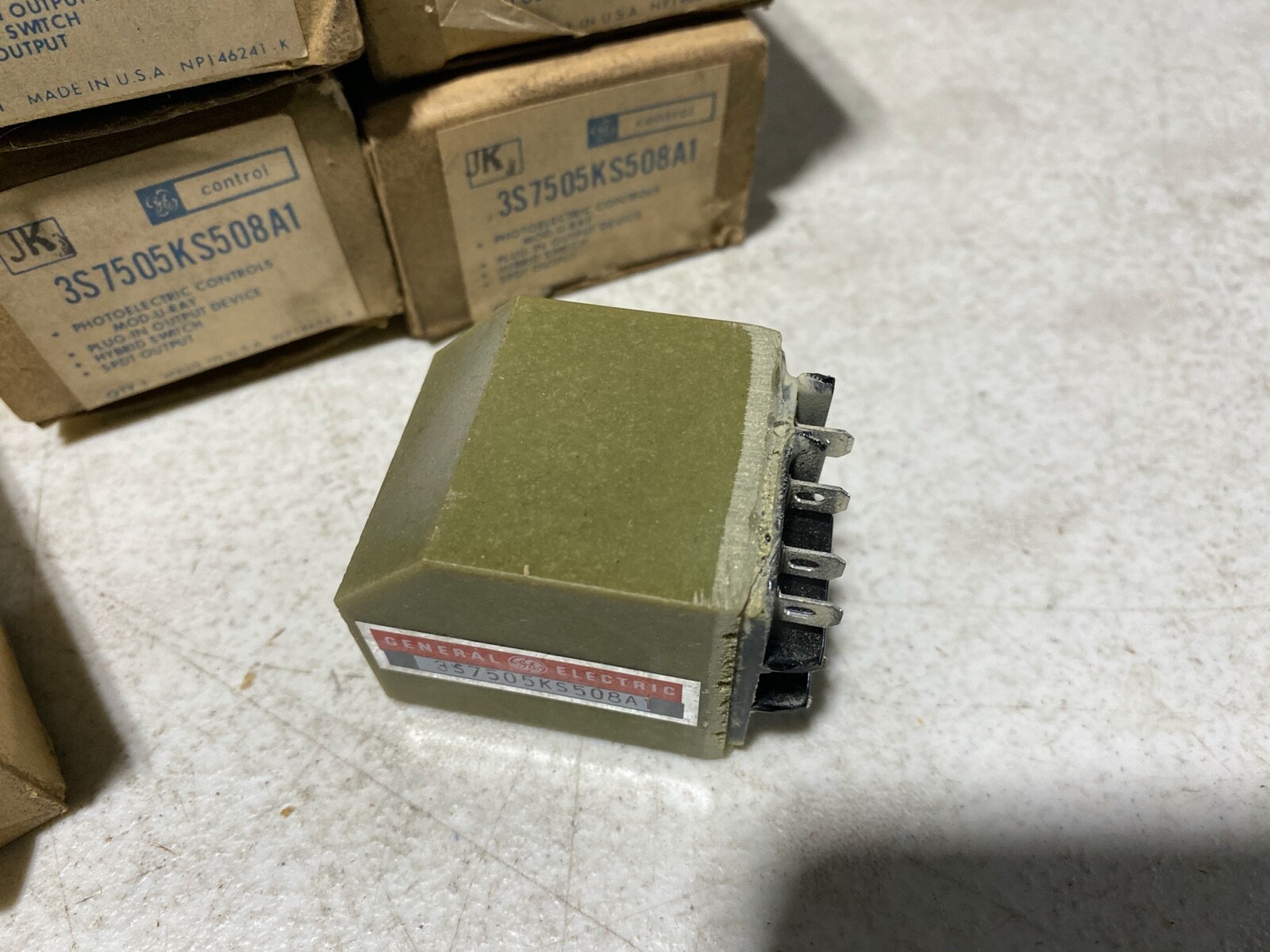 1x GE 3S7505KS508A1 Photoelectric Controls Mod-U-Ray Relay Hybrid Switch, NOS