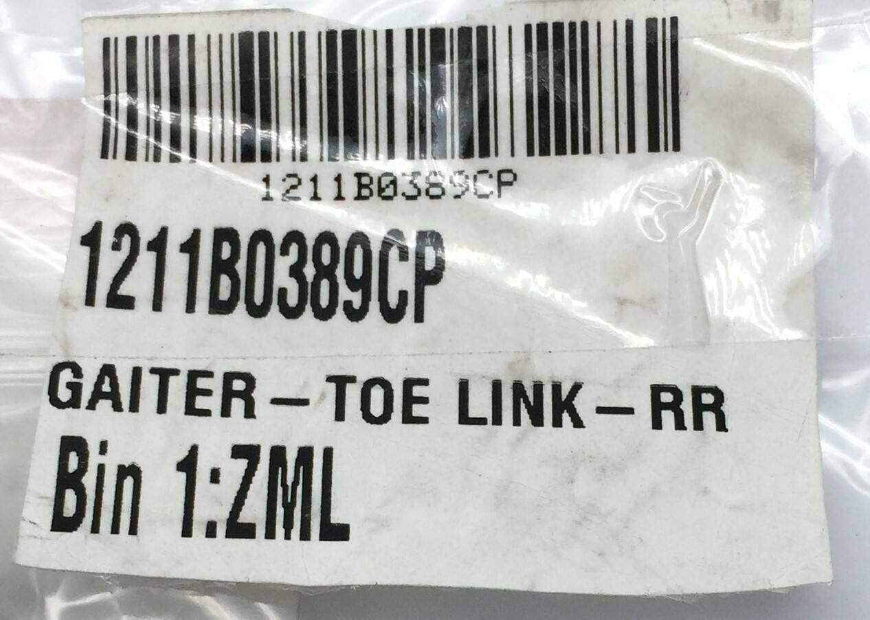 McLaren 1211B0389CP Gaiter-Toe Link-RR 11B0389CP.01