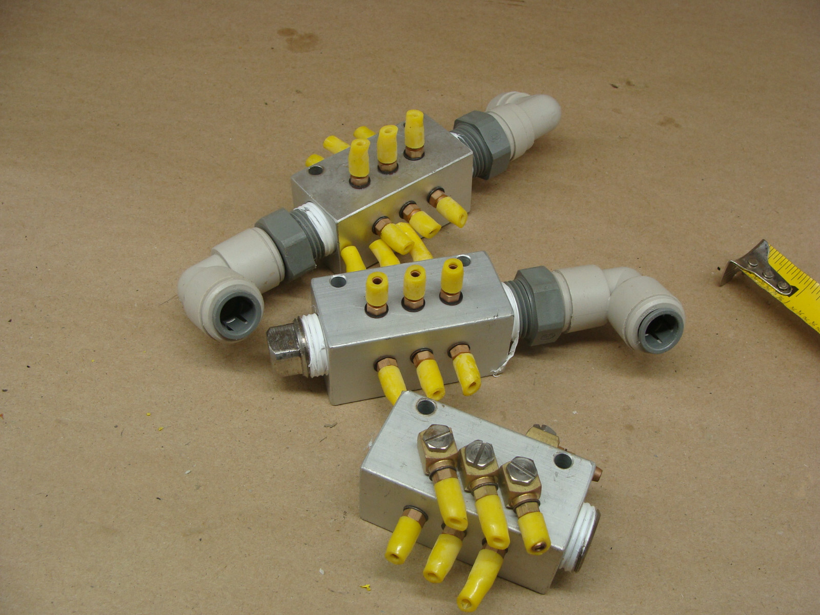 9 PORT MANIFOLD — LOT OF 3
