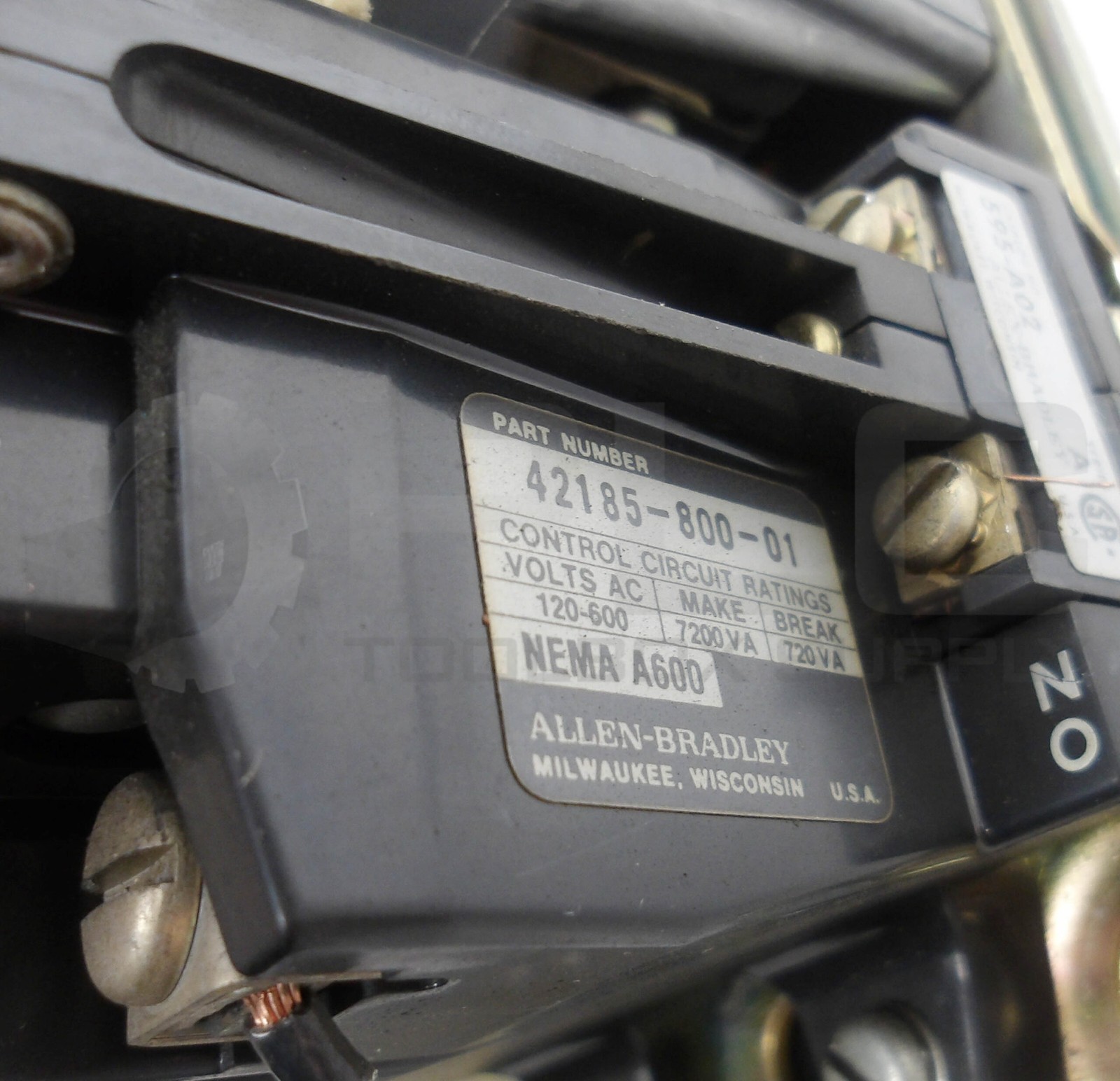 ALLEN BRADLEY 505-BOD /C CB236 2185-800-01 595-A02 40410-326-52 RCS2A-6 *READ*