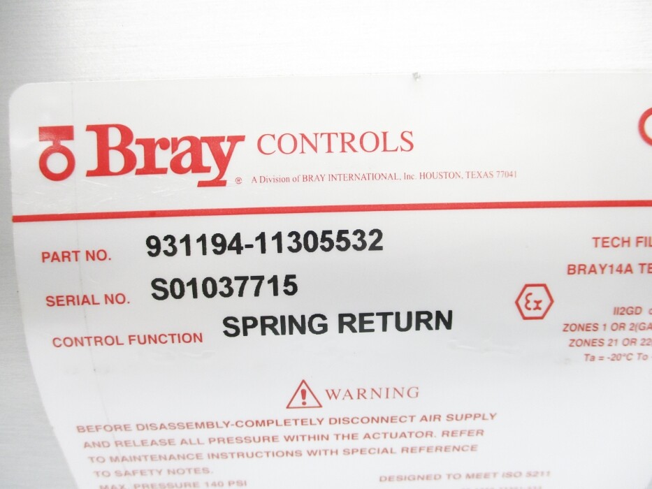 BRAY CONTROLS 931194-11305532 NSNP