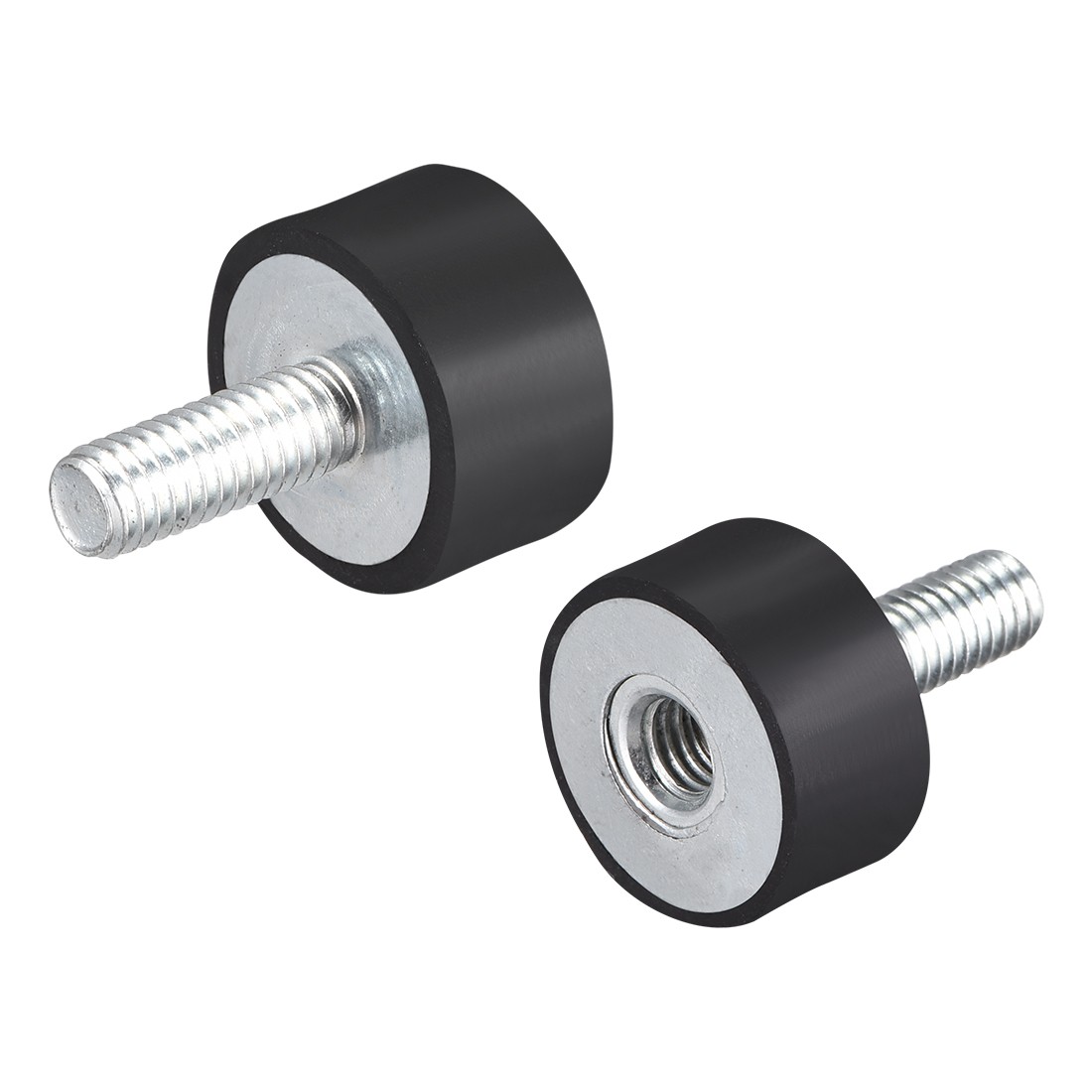 M6 Rubber Anti Vibration Isolators Mounts Shock Absorber D20mm x H10mm 2pcs
