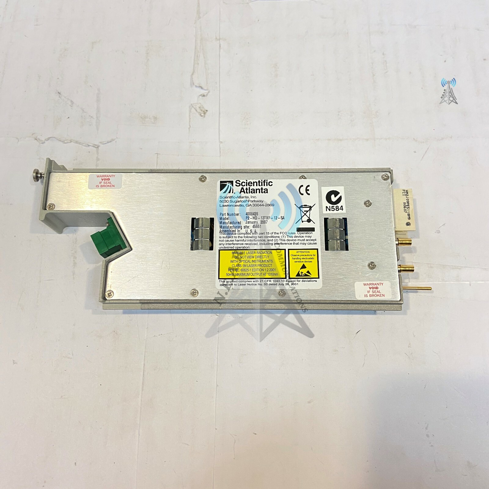 Scientific Atlanta, P2-HD-13TXF-12-SA,4008428,1310HD Fwd Tx,1GHz,12dBm *RH043020