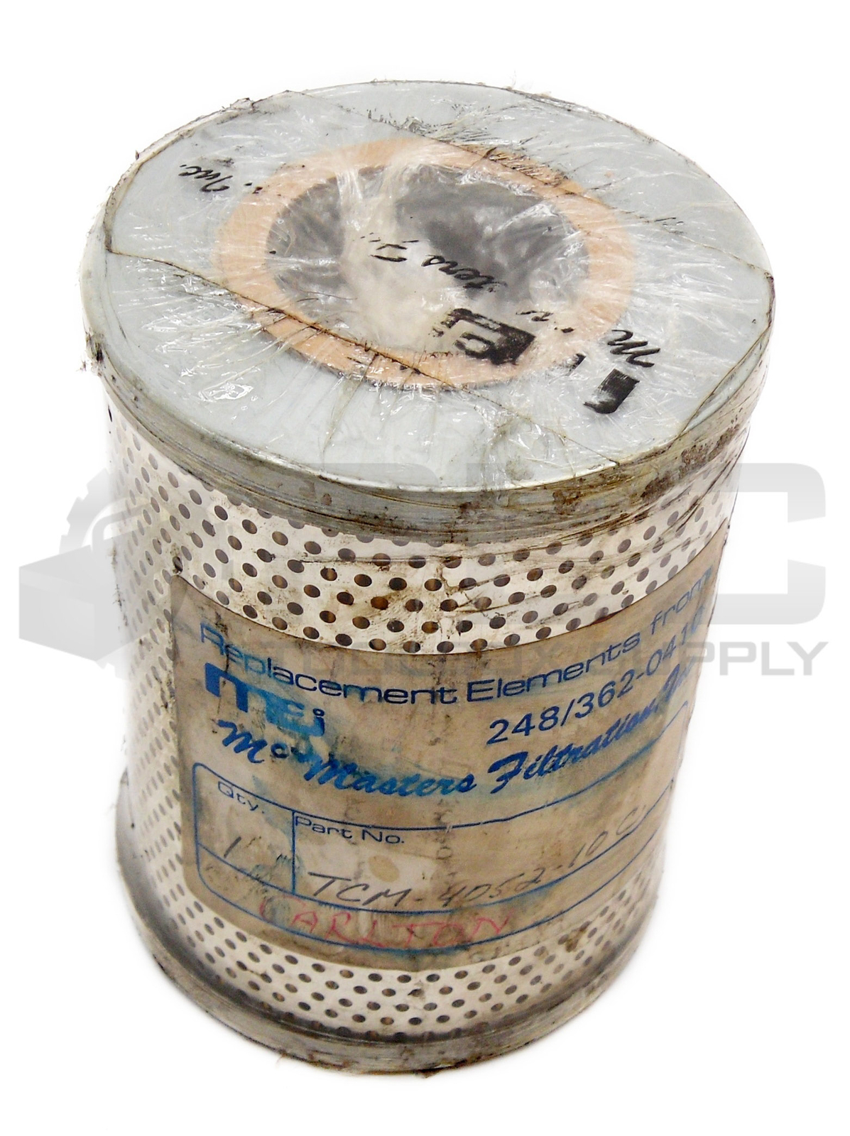 LOT OF 2 NEW McMASTERS FILTRATION INC. 248/362-0410 FILTER TCM-4052-10C