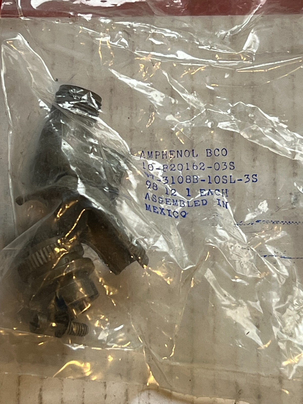 amphenol 97-3108b-10sl-3s nos