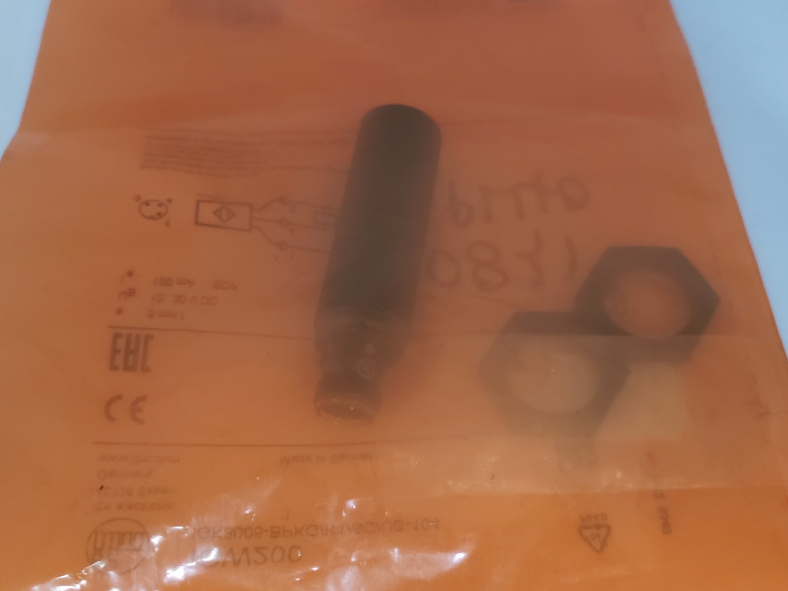 IFM ELECTRONIC IGK3005-BPKG/K1/SC/US-104 INDUCTIVE SENSOR (IGW200) NIB