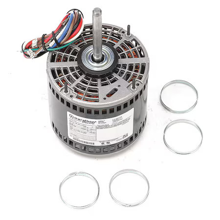 Leeson 048A17o153 Condenser Fan Motor, 1/2 Hp, 48Z Frame