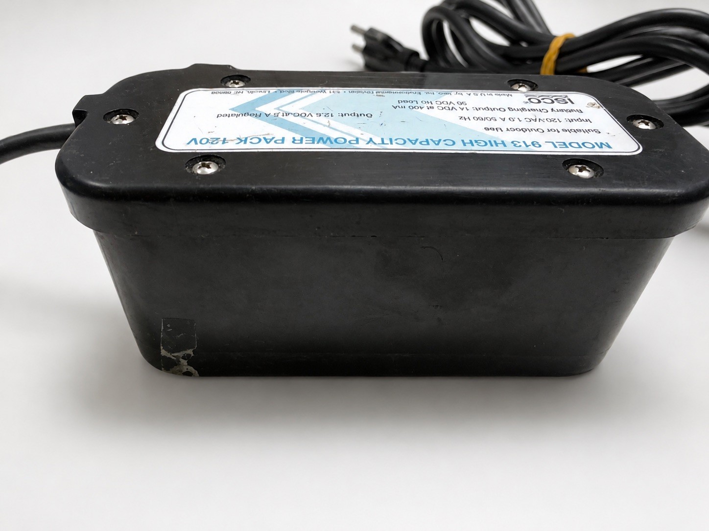 ISCO Model 913 High Capacity Power Pack 120V Teledyne ISCO — Tested 12.7V Output