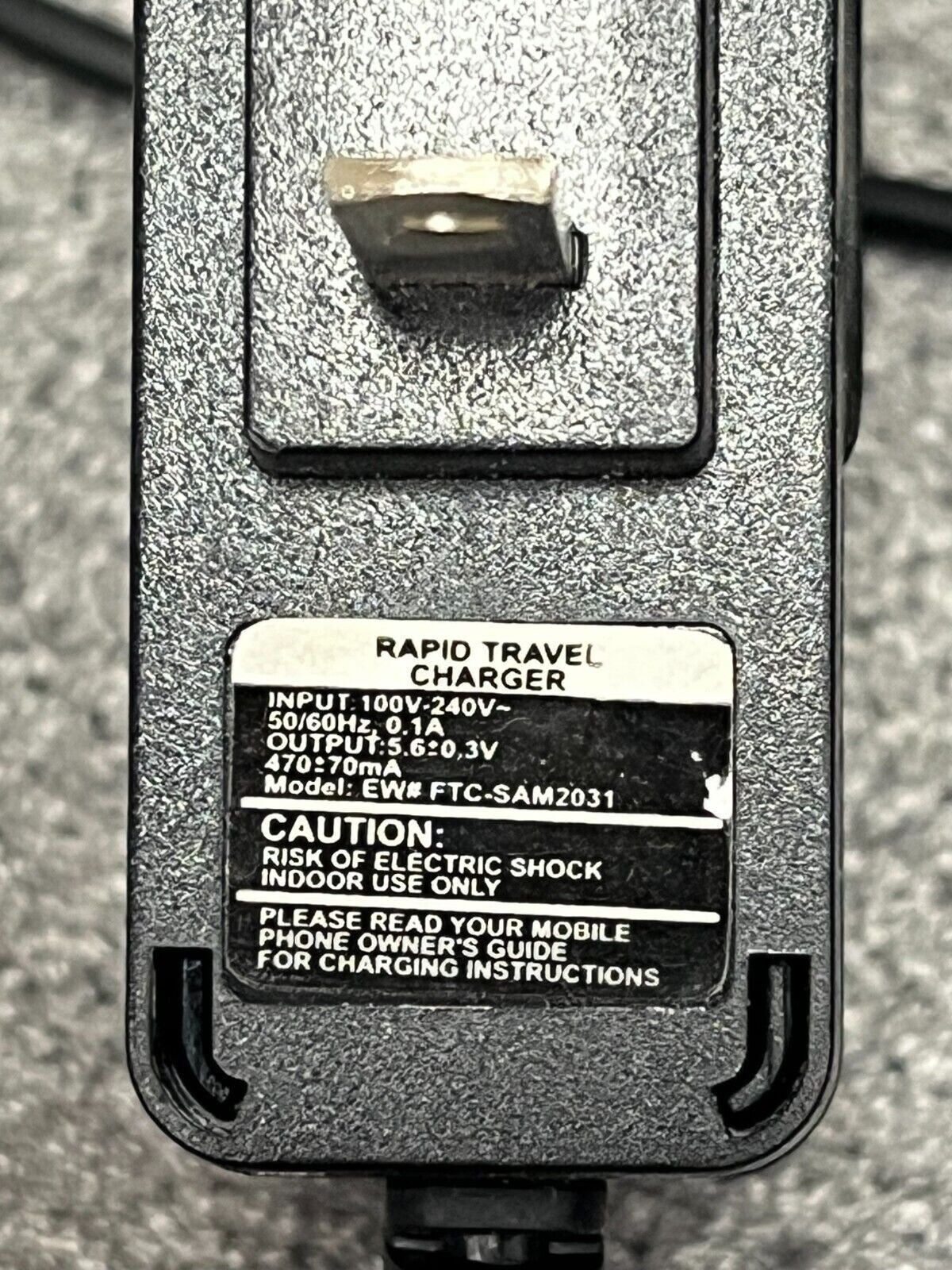 Battery Charger Compatible with FTC-SAM2031 Power Supply 36in / 3ft