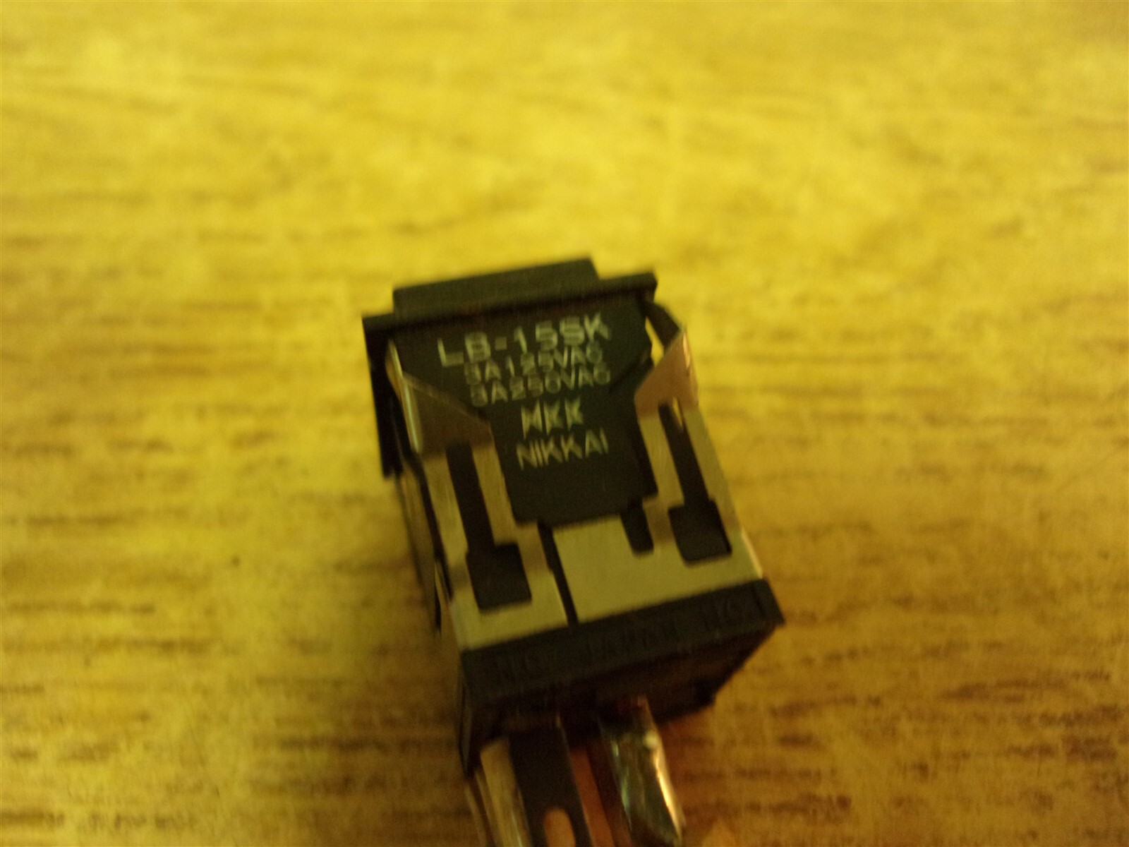 Nikkai LB-15SK Black Push Button Switch *FREE SHIPPING*