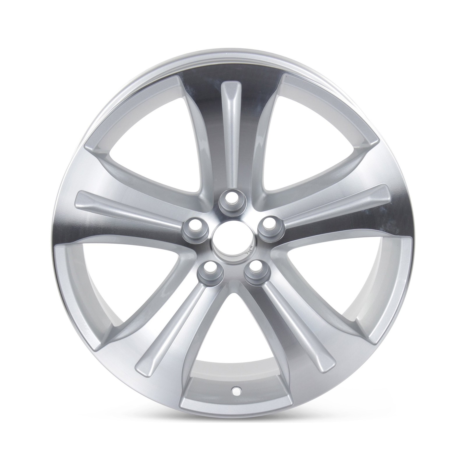 WheelerShip Replacement Wheel Silver Machined 19×7.5 for 2008-2013 Toyota Hig…