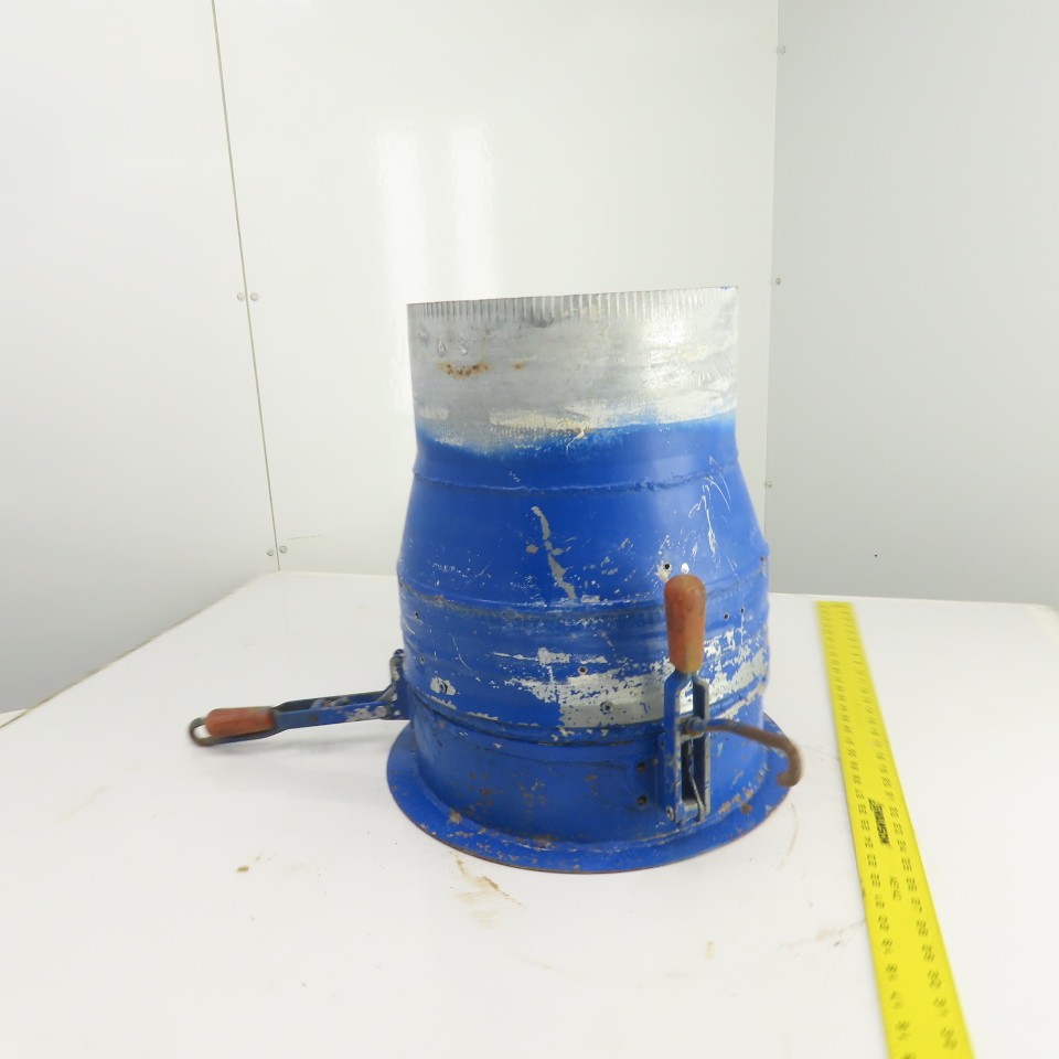 12″ x 13-1/2″ Duct Coupling Assembly W/ Destaco Toggle Clamps 18-1/2″ OAL