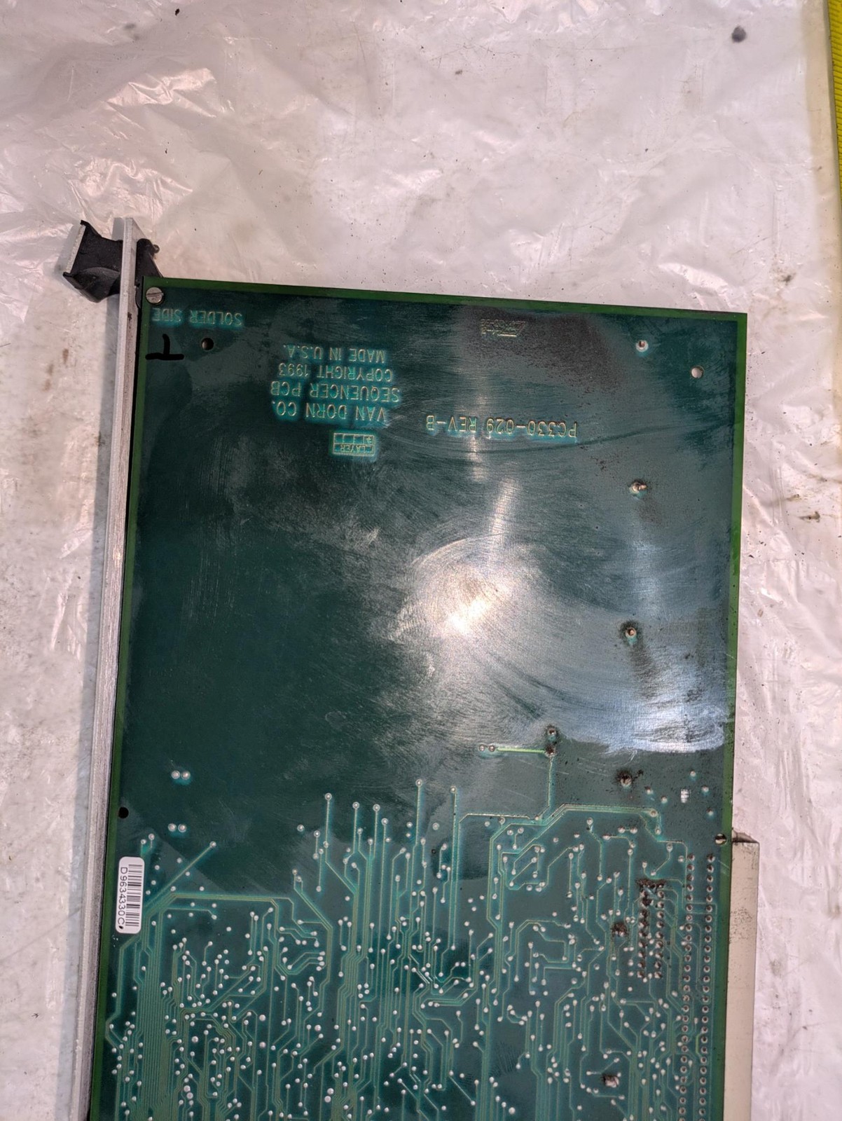 VAN DORN SEQUENCER PCB PC330-029 REV 3