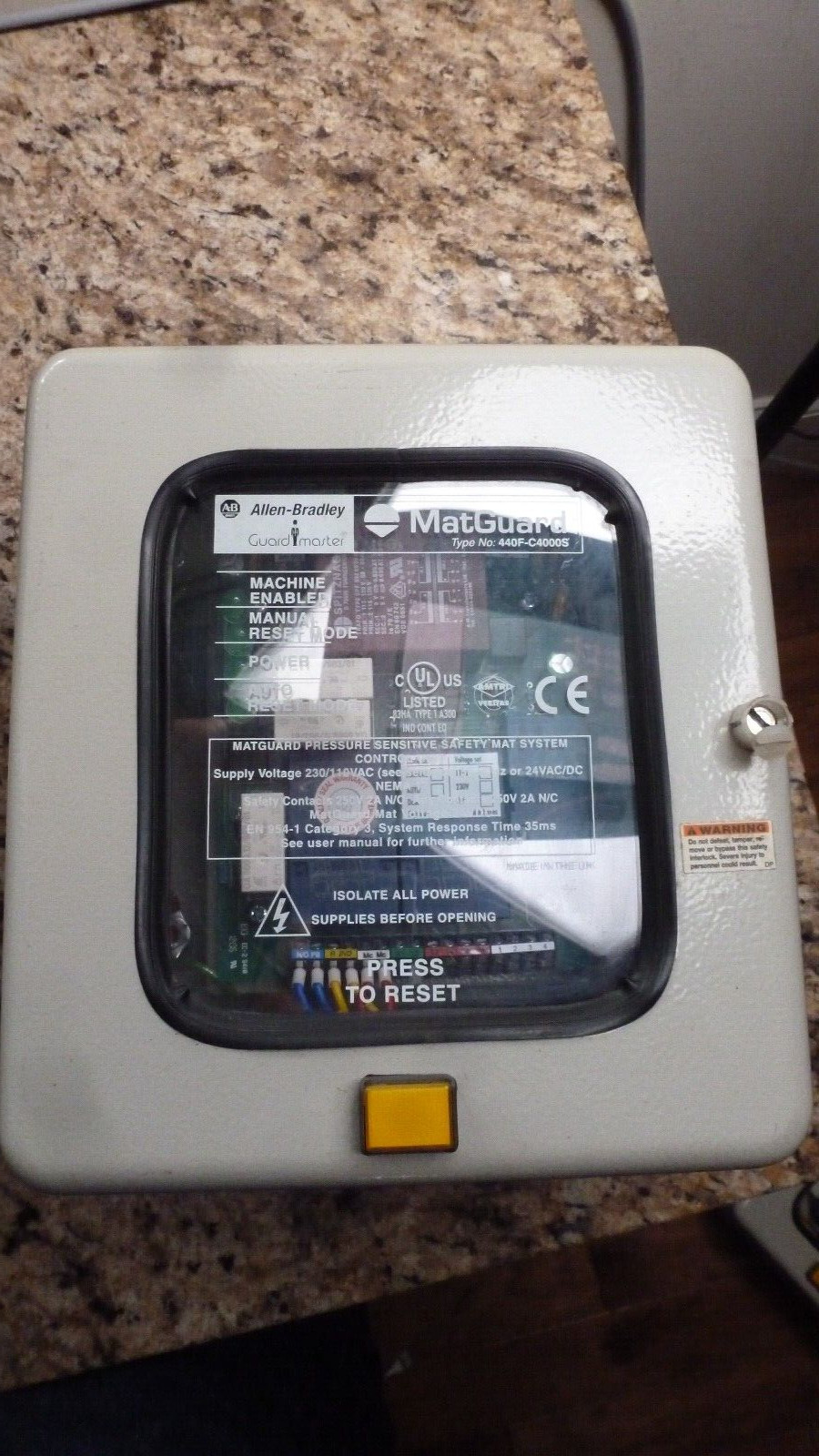 Allen Bradley 440F-C4000S, MatGuard Mat Controller *New no box*