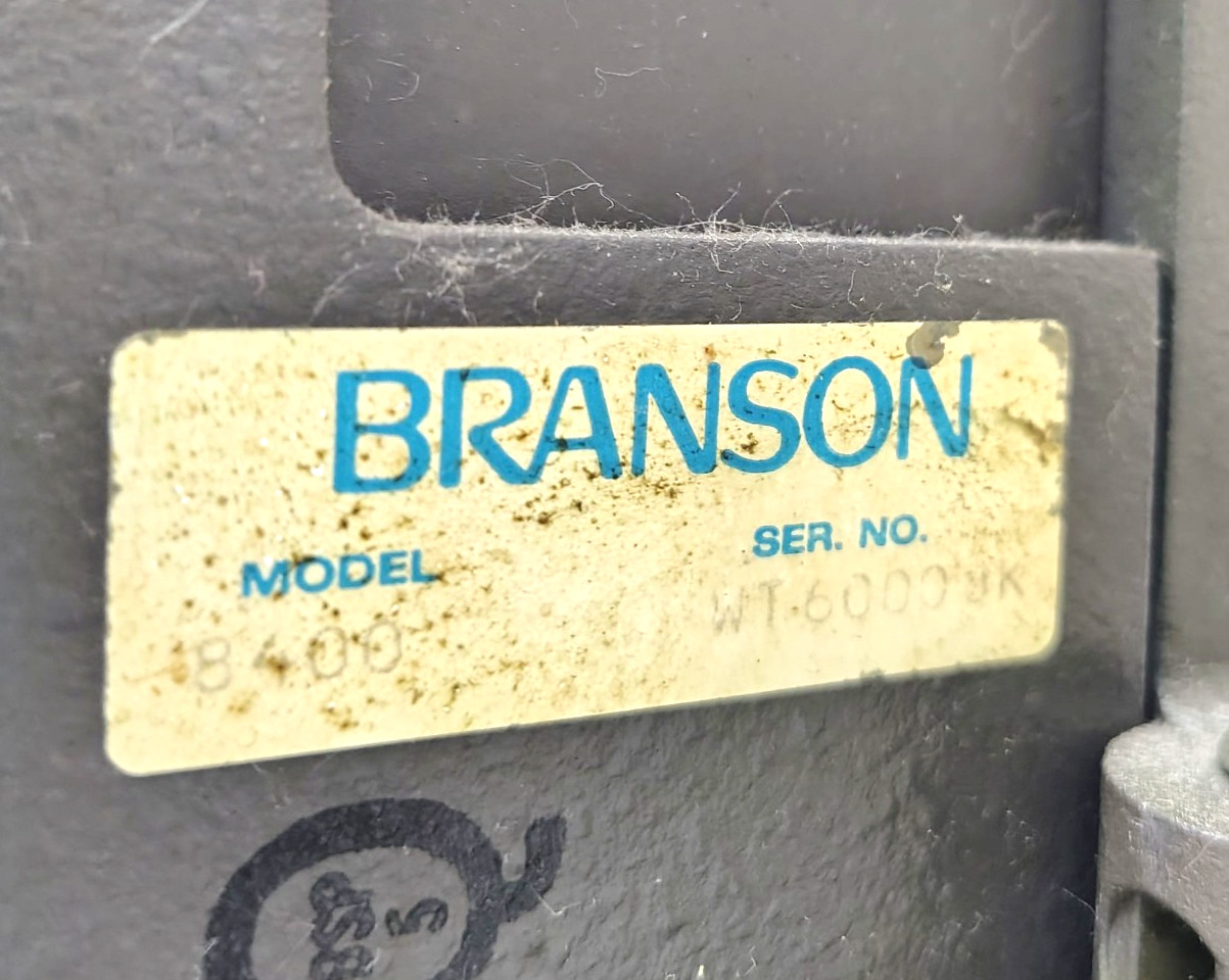 Branson 8400 Ultrasonic Welder Complete System 20kHz Manufacturing Equipment #1