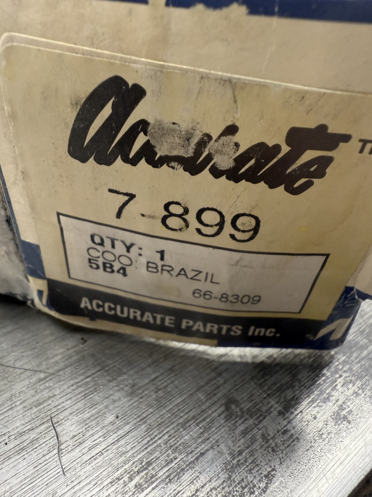 (New) Wai Starter Solenoid Relay 66-8309 / 7-899