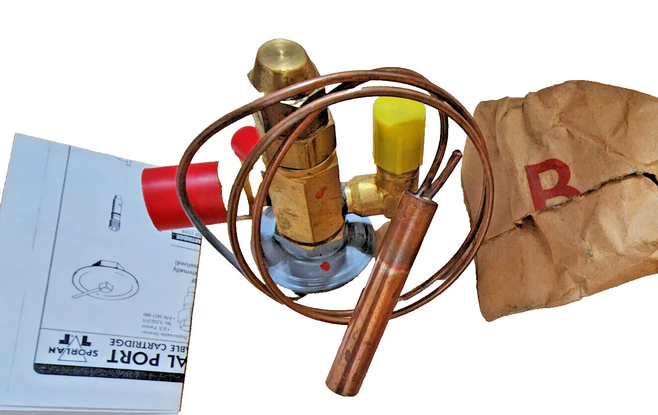 SPORLAN FVE-1/4-C / FVE1/4C EXPANSION VALVE THERMAL 1/4” X 1/2” SAE